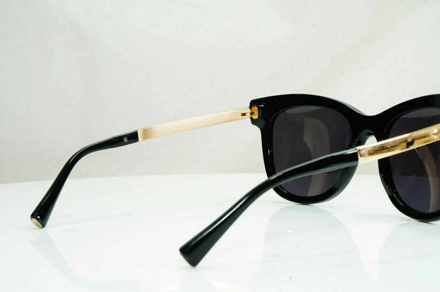 Authentic GIORGIO ARMANI Sunglasses Gold Square BLACK AR 8011 5017/87 27006
