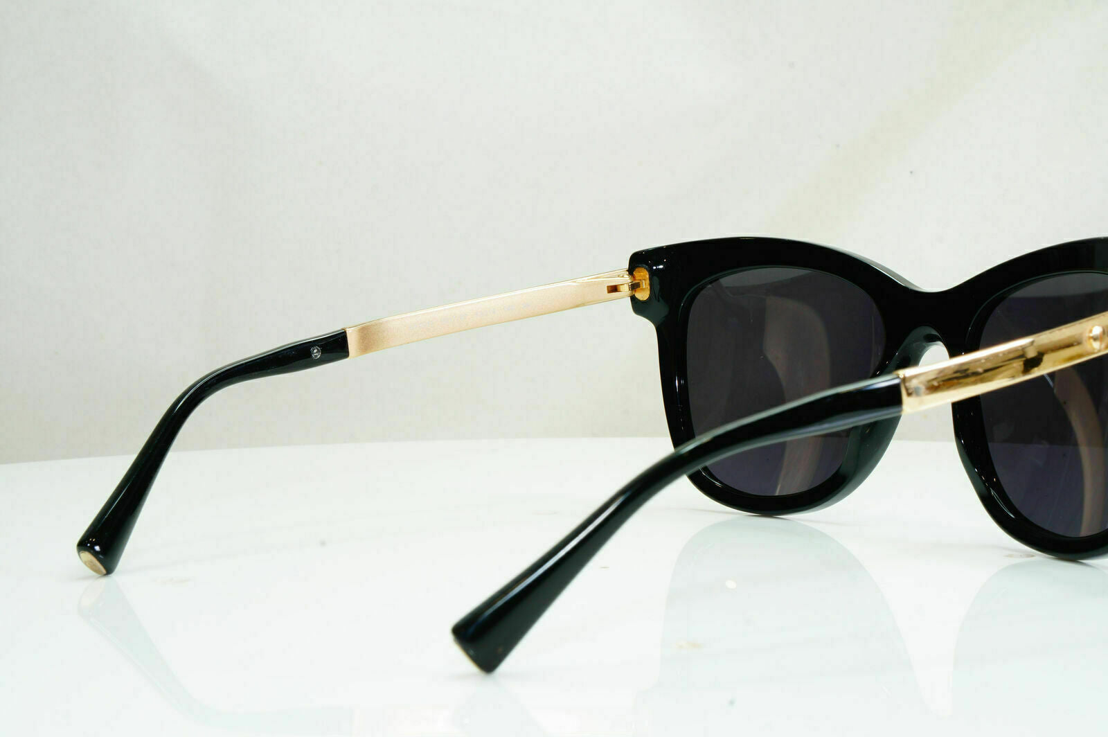 Authentic GIORGIO ARMANI Sunglasses Gold Square BLACK AR 8011 5017/87 27006