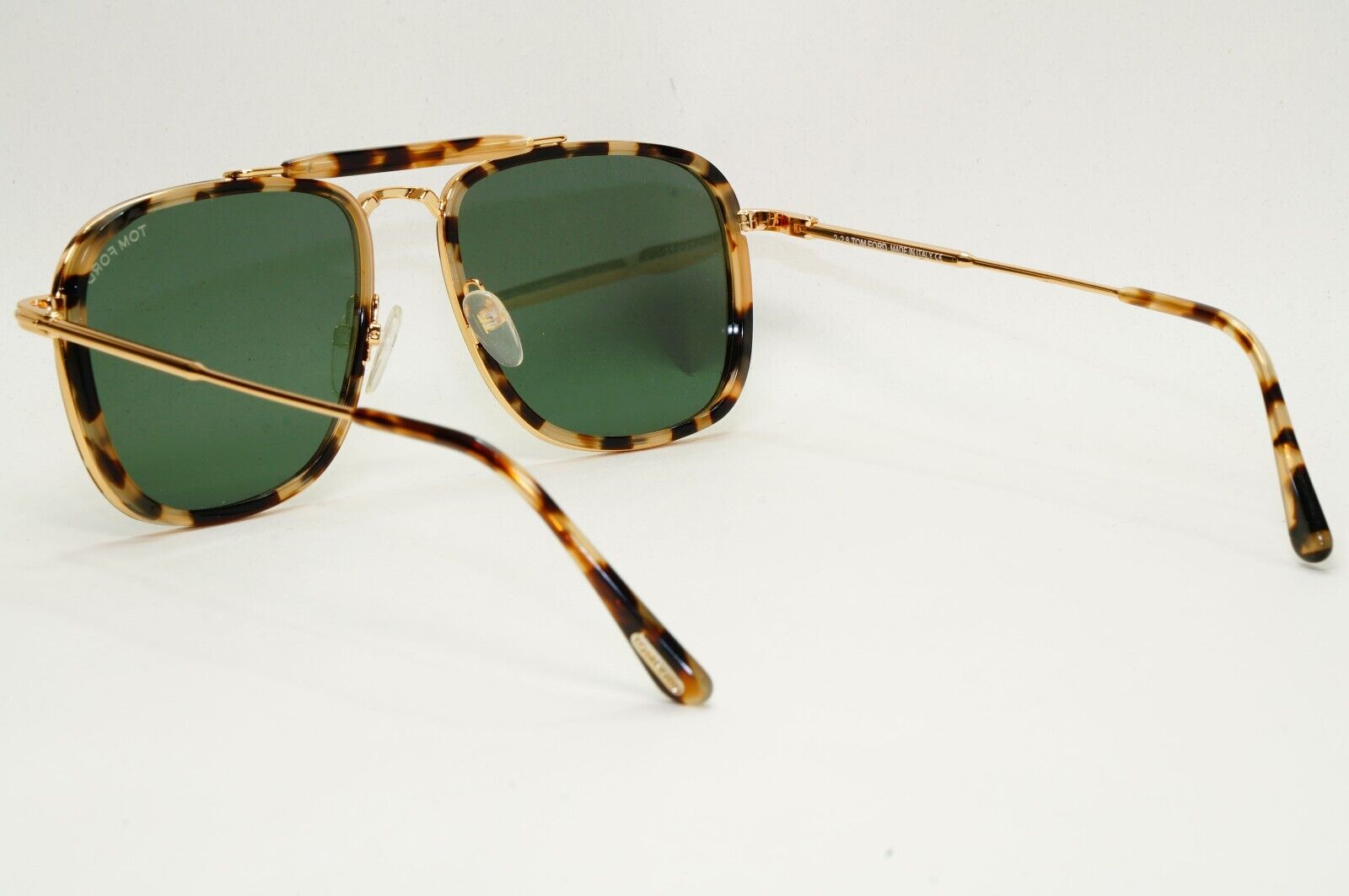 Tom Ford Sunglasses Huck Brown Gold Green Tortoise FT0665 TF 665 56N 56mm