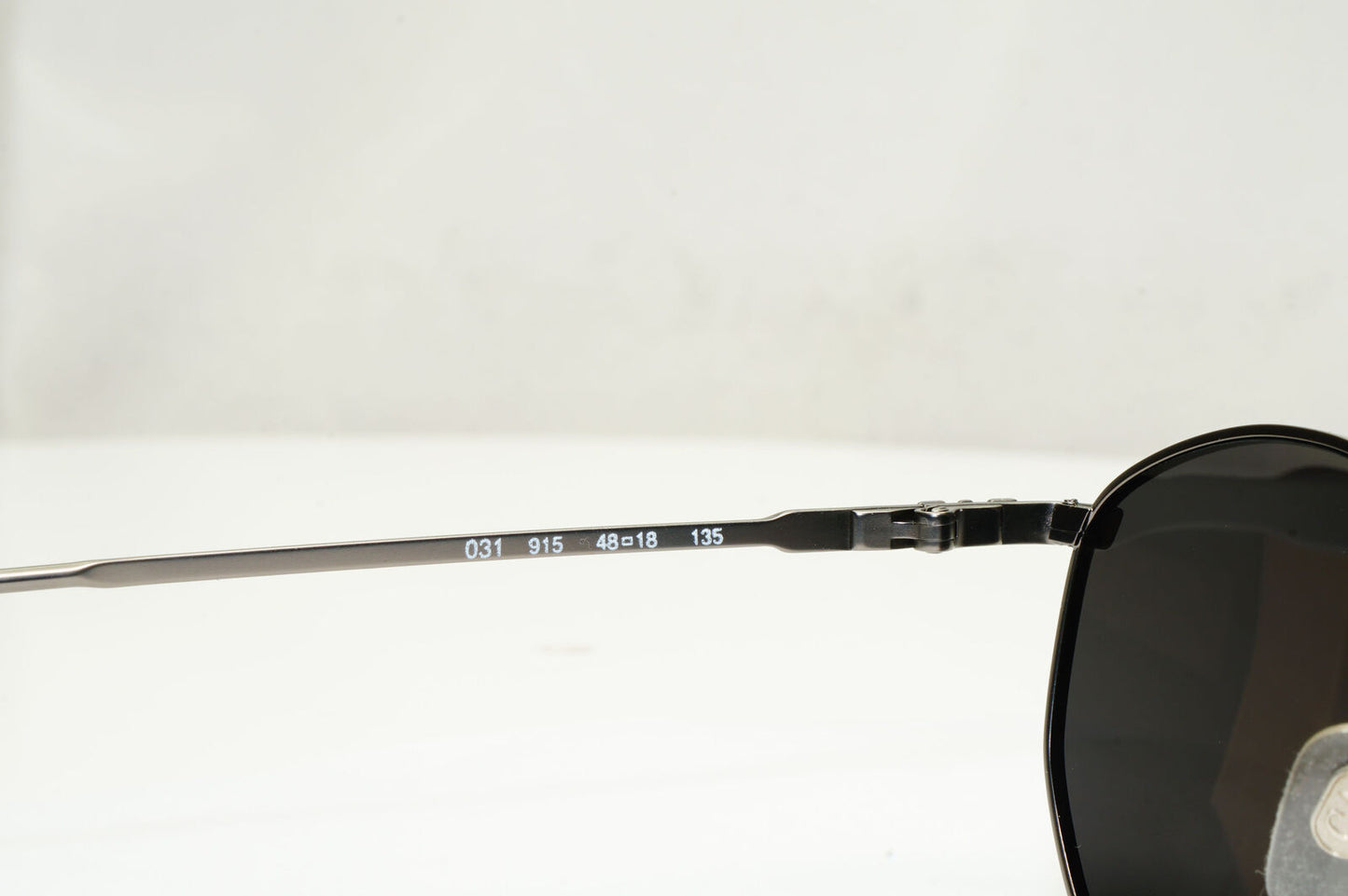 Emporio Armani Sunglasses 1997 Vintage Grey Gunmetal Black Round 031 915 48mm