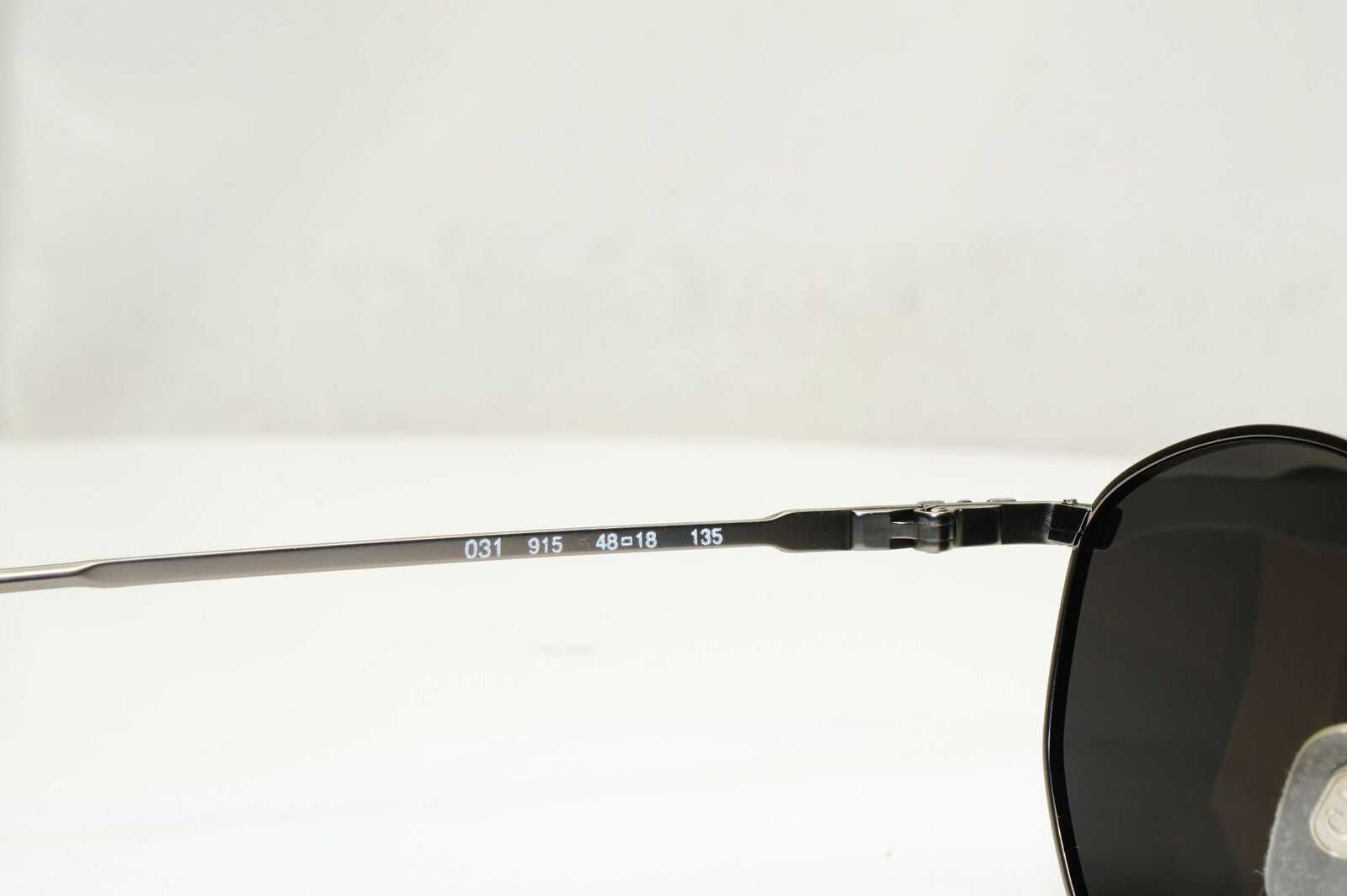 Emporio Armani Sunglasses 1997 Vintage Grey Gunmetal Black Round 031 915 48mm
