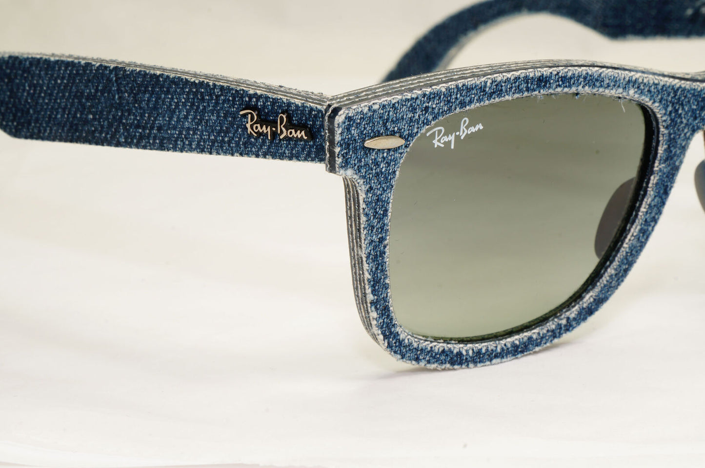 Ray-Ban Sunglasses Wayfarer Denim Blue Jeans Grey Gradient RB 2140 1163/71 50mm