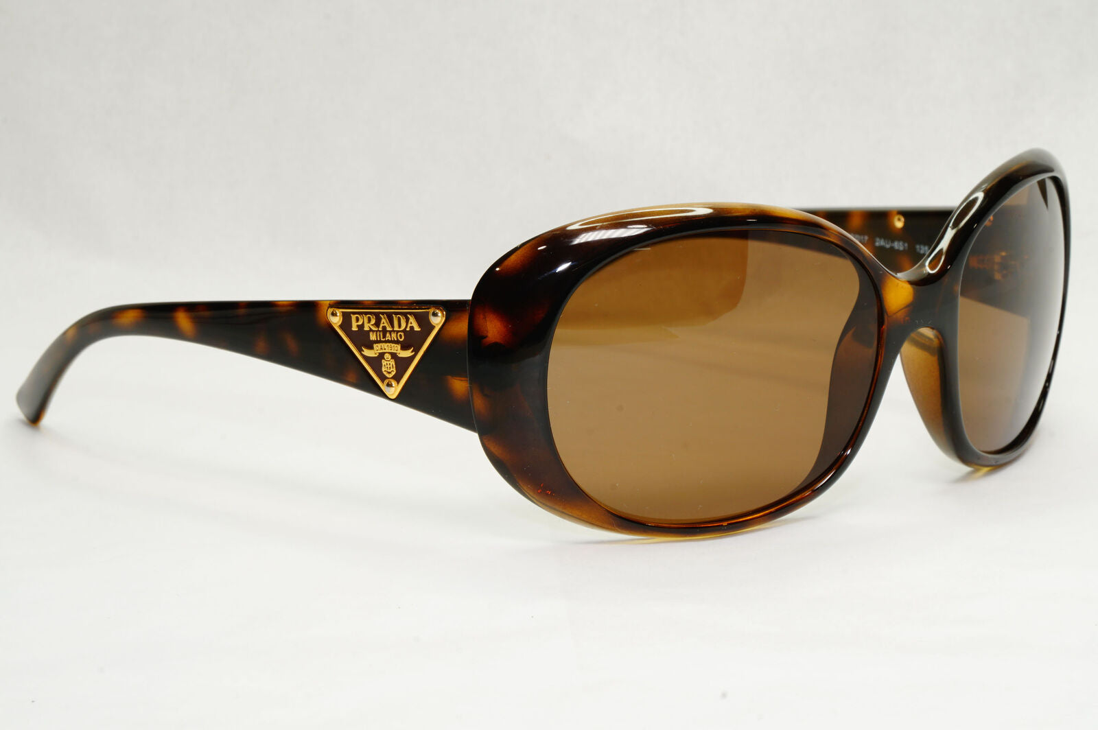 Prada Sunglasses 2010 Triangle Logo Brown Tortoise PR27LS SPR 27L 2AU-6S1 200124