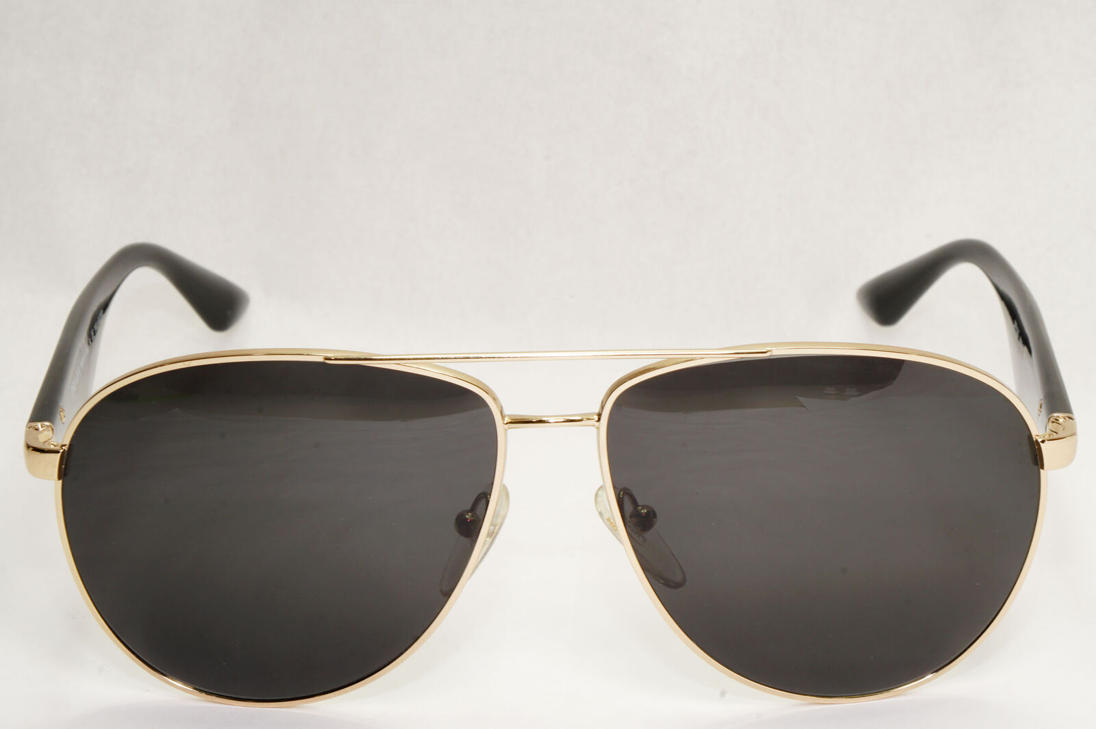Prada Sunglasses Triangle Logo Black Gold Pilot PR53QS SPR 53Q ZVN-5Z1 130224