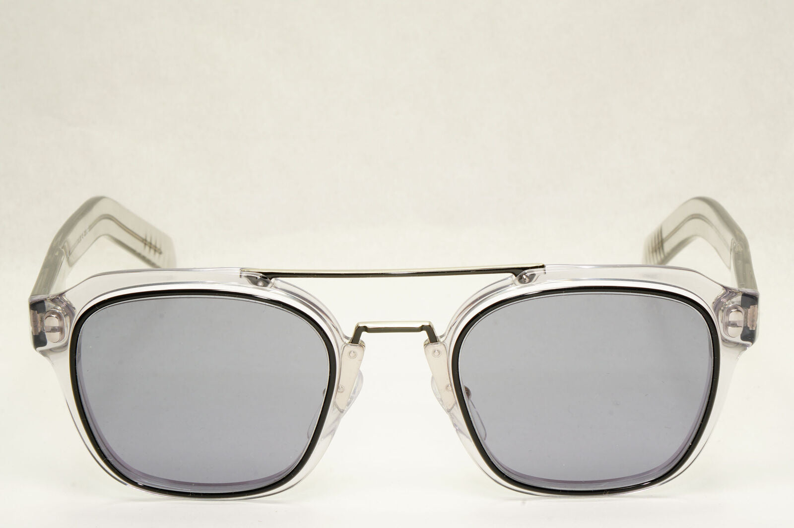 Prada Sunglasses Navigator Transparent Grey Pilot Blue SPR 07W PR07WS 04L-420