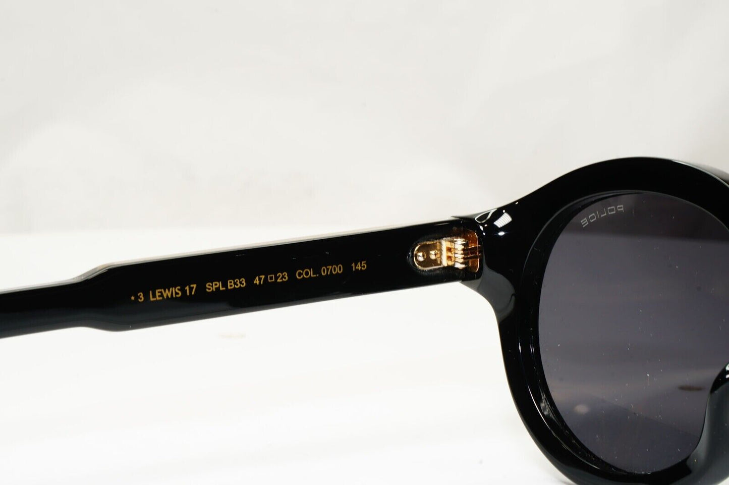 Police x Lewis Hamilton F1 Sunglasses Black Gold SPL B33 0700 LEWIS 17 [a] 38958