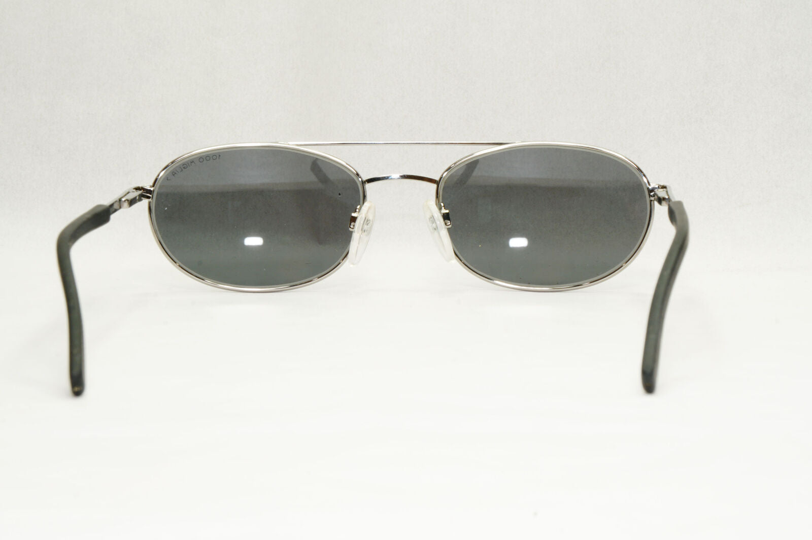 Chopard Sunglasses 1996 Vintage 1000 Miglia Silver Grey Oval C805 6062 191223