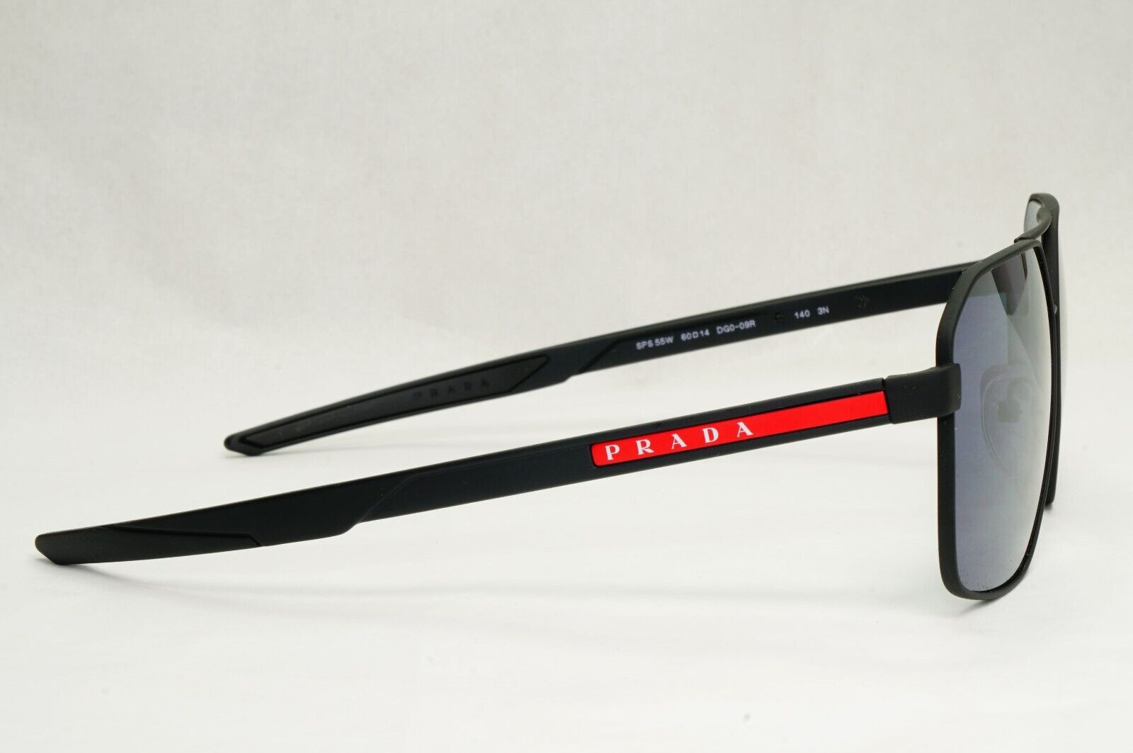 Prada Sunglasses Color Tuning Blue Lens Black Rubber PS55WS SPS 55W DG0-09R