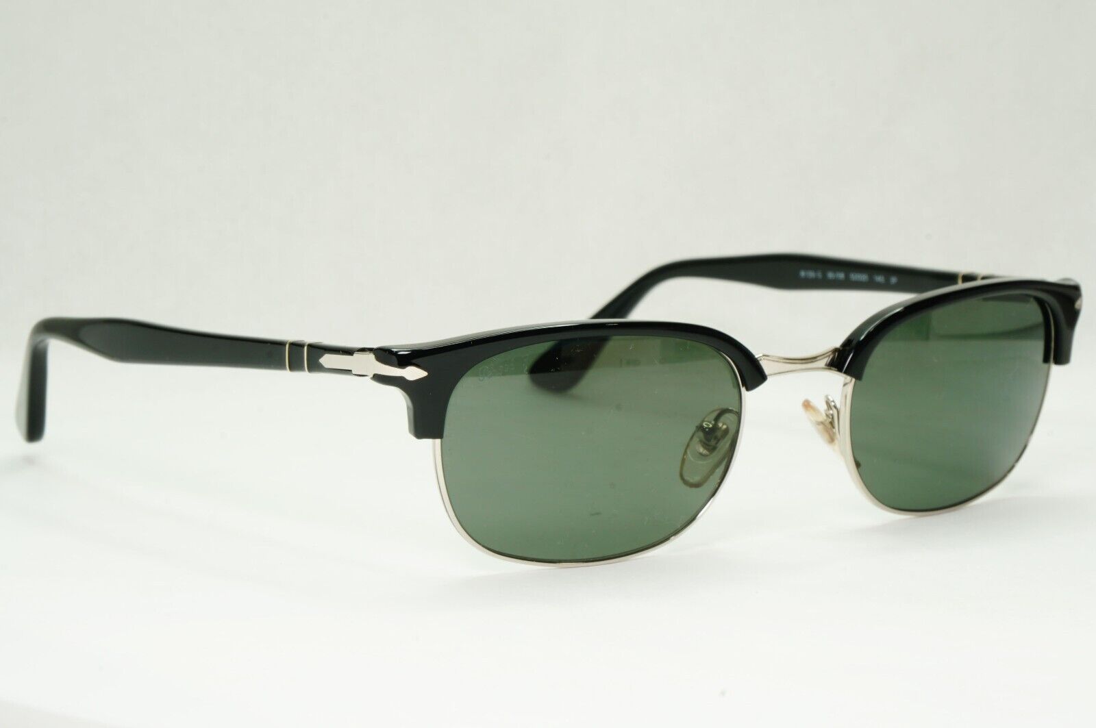 Persol Sunglasses 2015 Black Polarized Rectangle Grey Green 8139-S 95/58 52mm