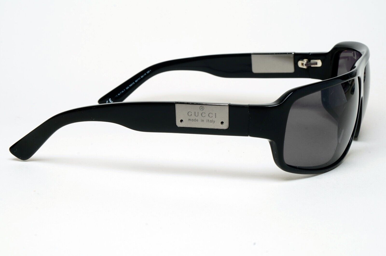 Gucci Sunglasses 2001 Vintage Wrap Black Grey Retro GG 1561/S 807/Y1 210125