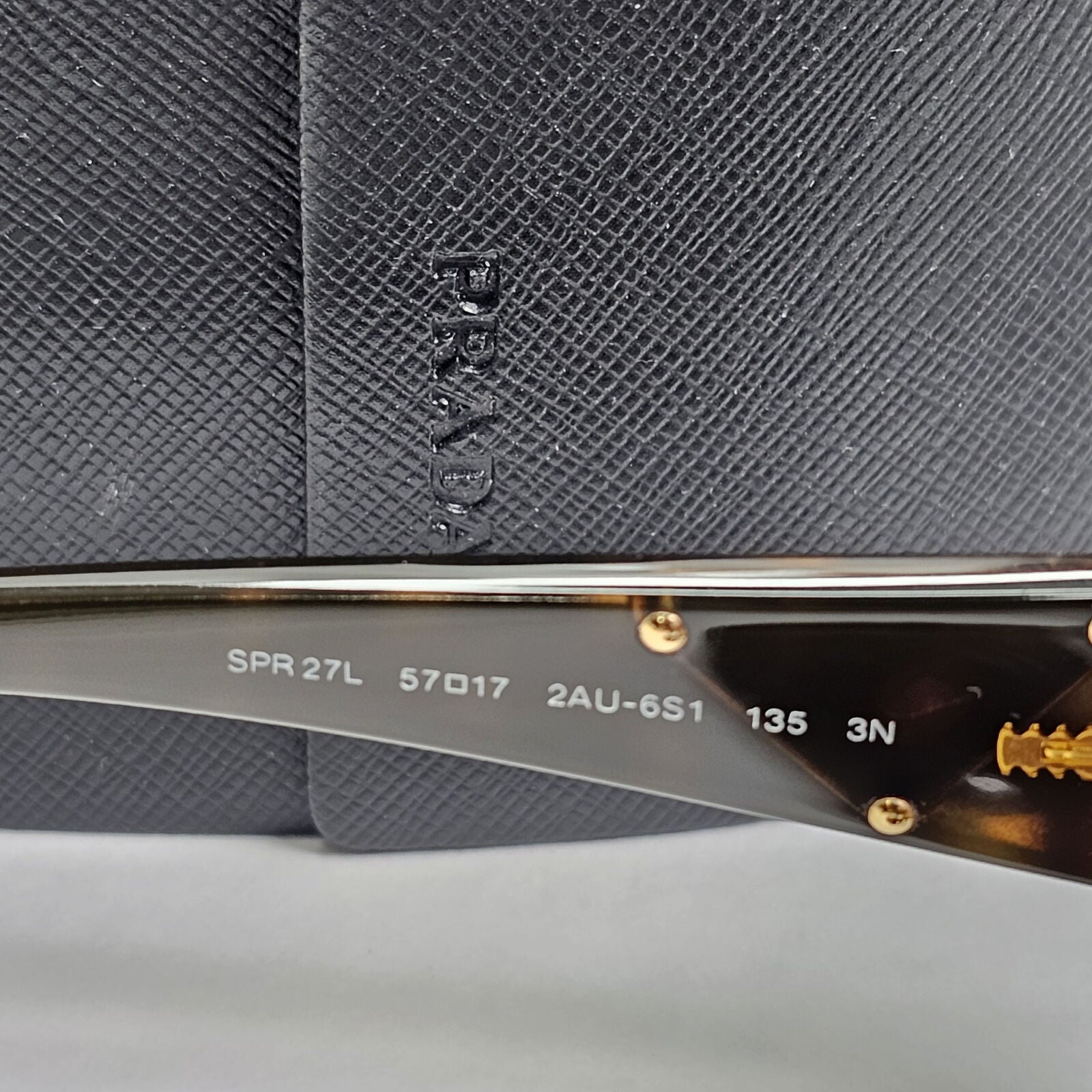 Prada Sunglasses 2010 Triangle Logo Brown Tortoise PR27LS SPR 27L 2AU-6S1 200124