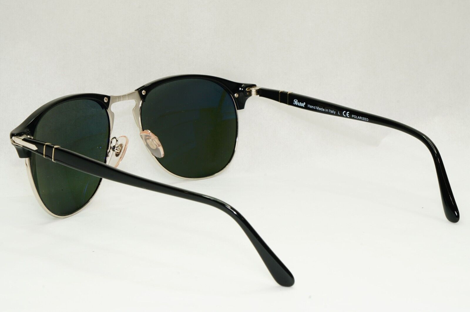 Persol Sunglasses 2015 Polarized Black Green Grey Silver 8649-S 95/58 56mm