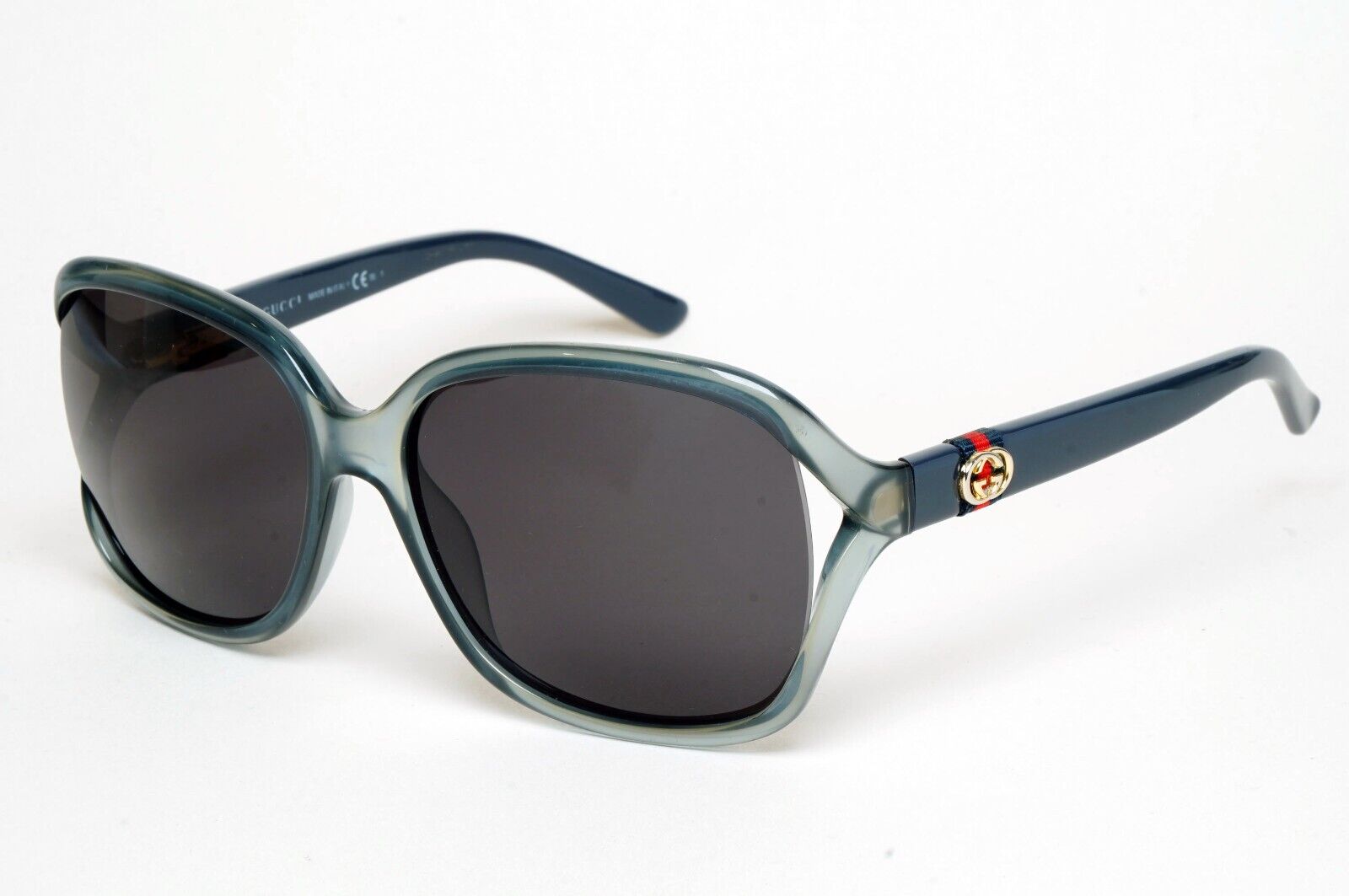 Gucci Sunglasses 2011 Vintage Ribbon Grey Azure Black GG 3646/S 3NFUA 070125