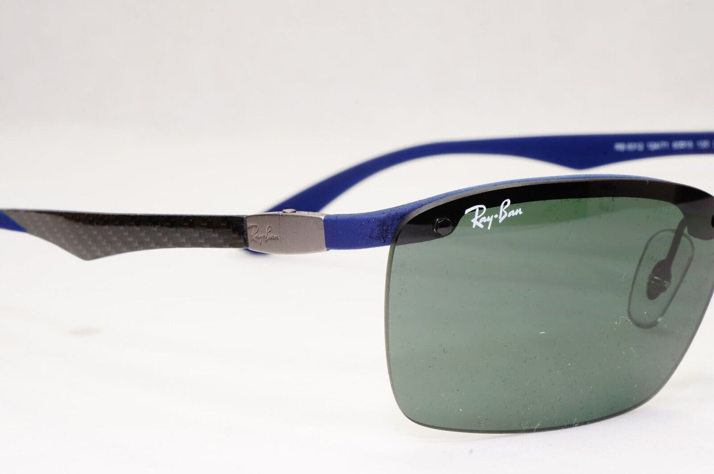 Ray-Ban Sunglasses Carbon Fibre 2013 Blue Black Green RB 8312 124/71 60mm