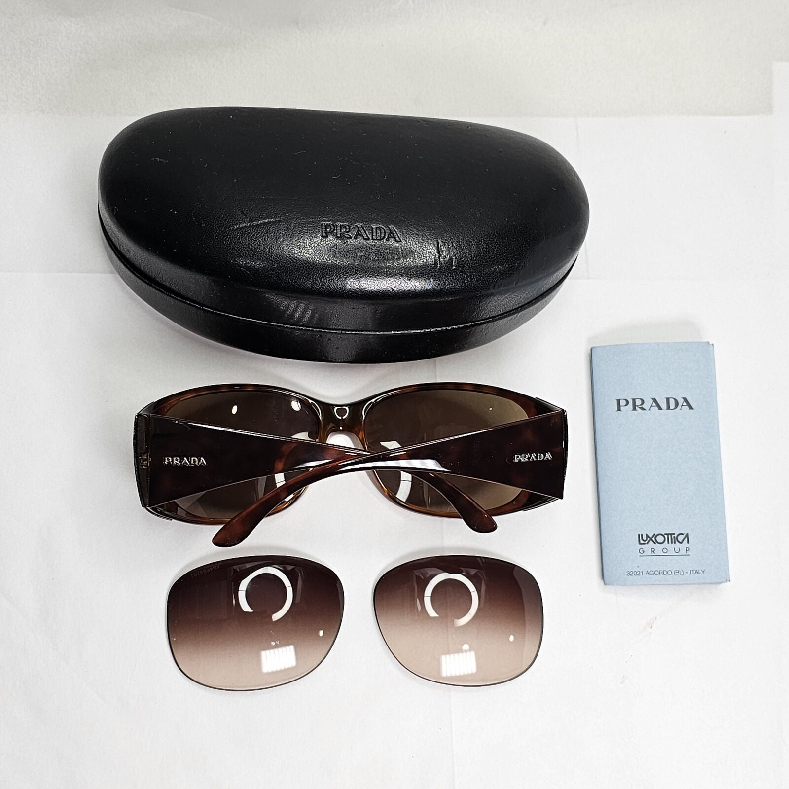 Prada Sunglasses 2005 Vintage Brown Tortoiseshell PR07GS SPR 07G 2AU-2Z1 060324