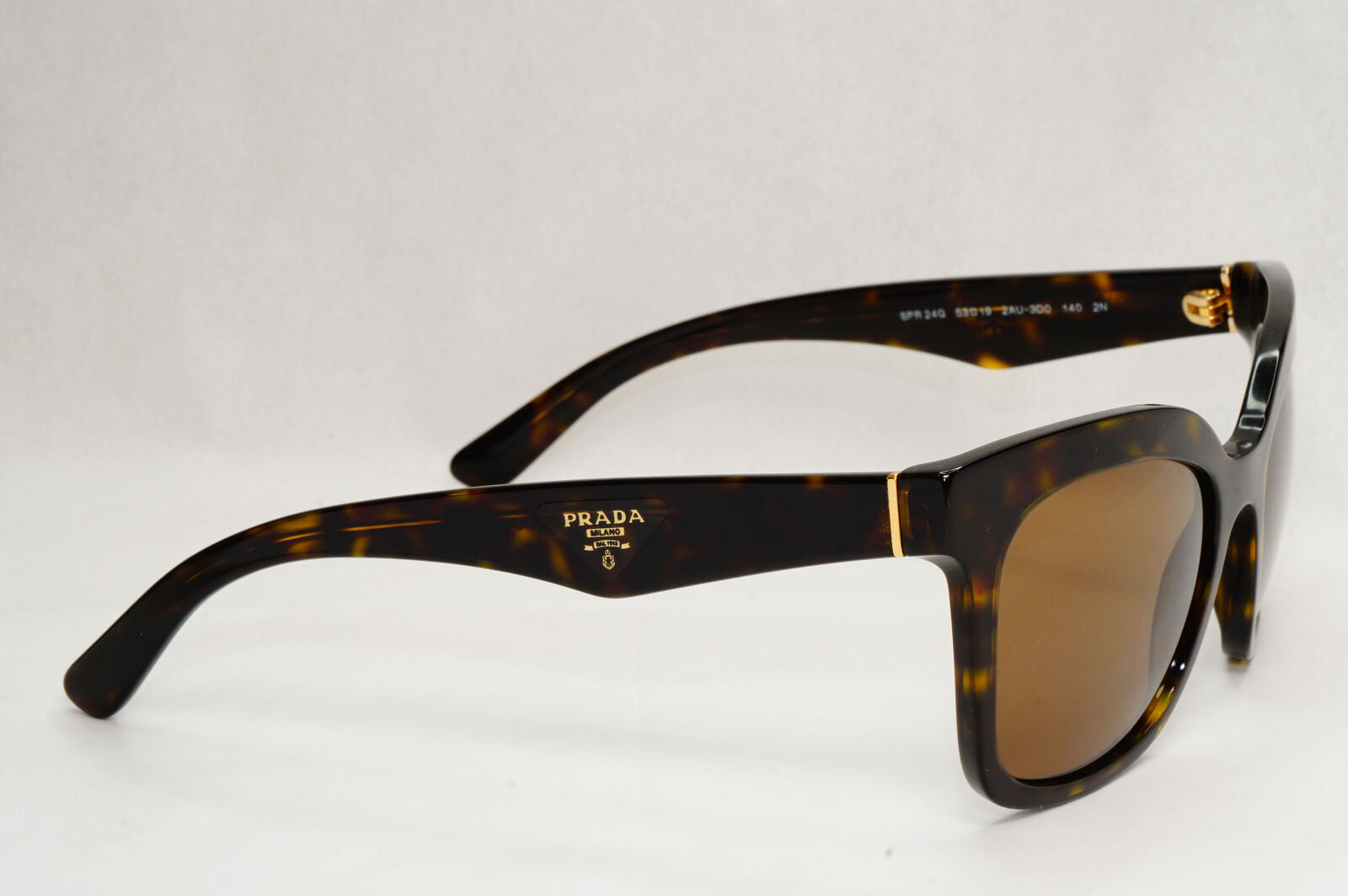 Prada Sunglasses 2015 Vintage Triangle Logo Square PR24QS SPR 24Q 2AU-3D0 130224