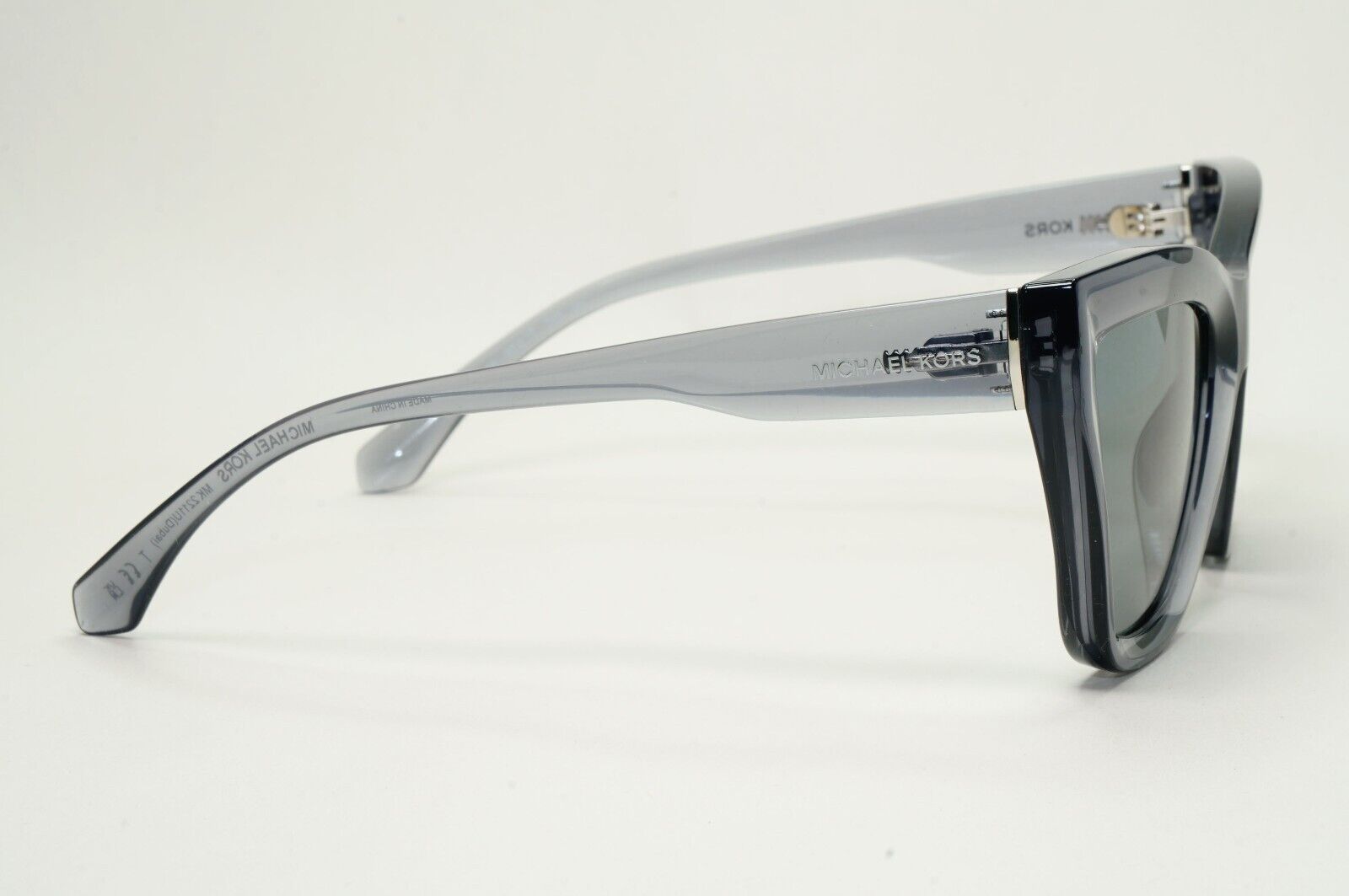 Michael Kors Sunglasses Dubai Grey Transparent Square MK 2211U 3970/87