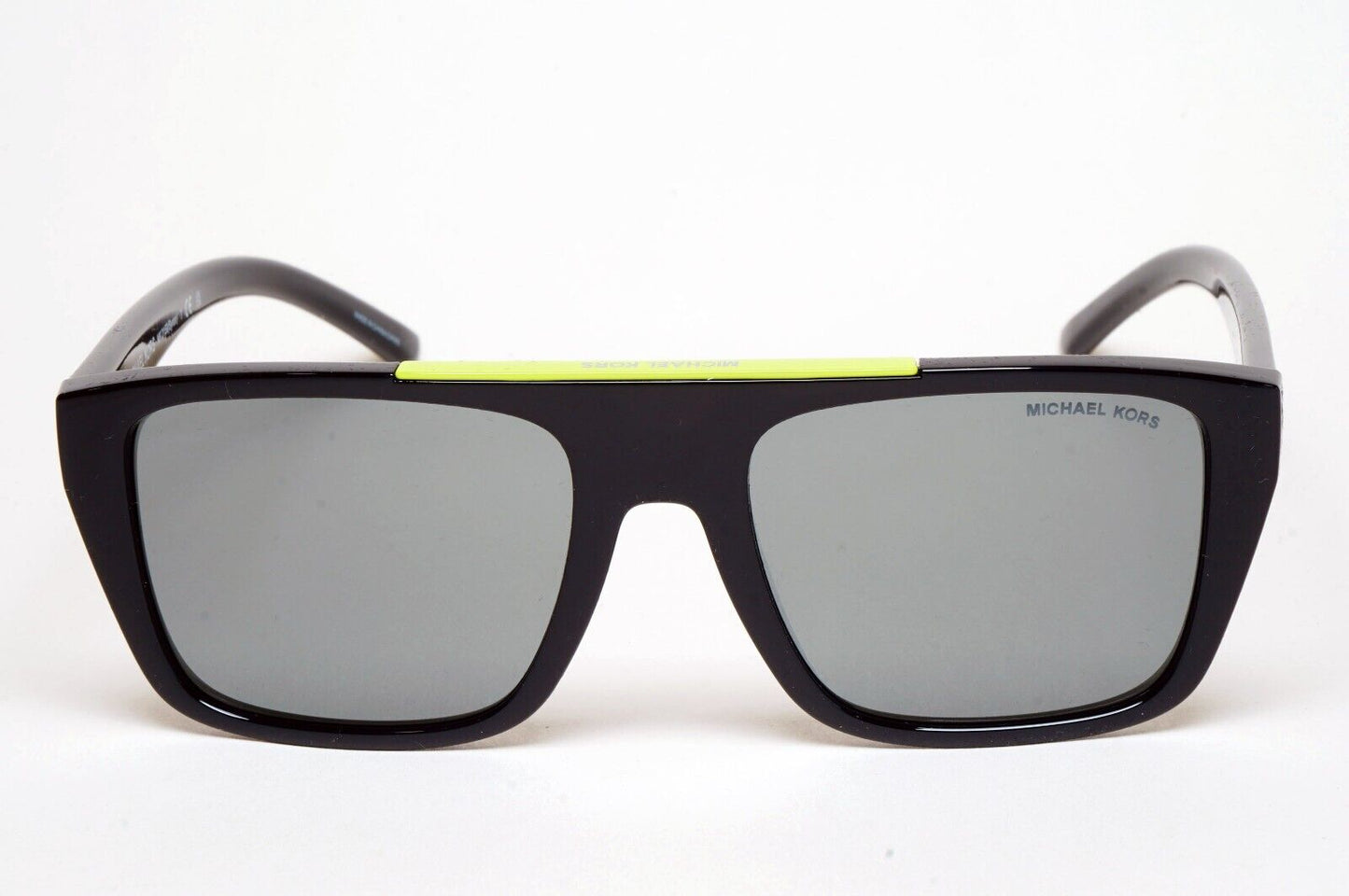 Michael Kors Sunglasses Black Square Grey Gunmetal Mirror MK 2159 Byron 3705/6G