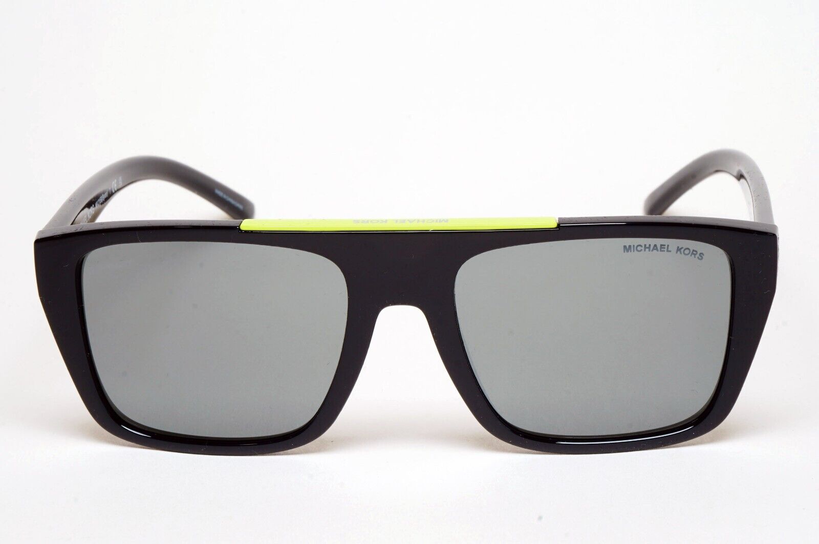 Michael Kors Sunglasses Black Square Grey Gunmetal Mirror MK 2159 Byron 3705/6G