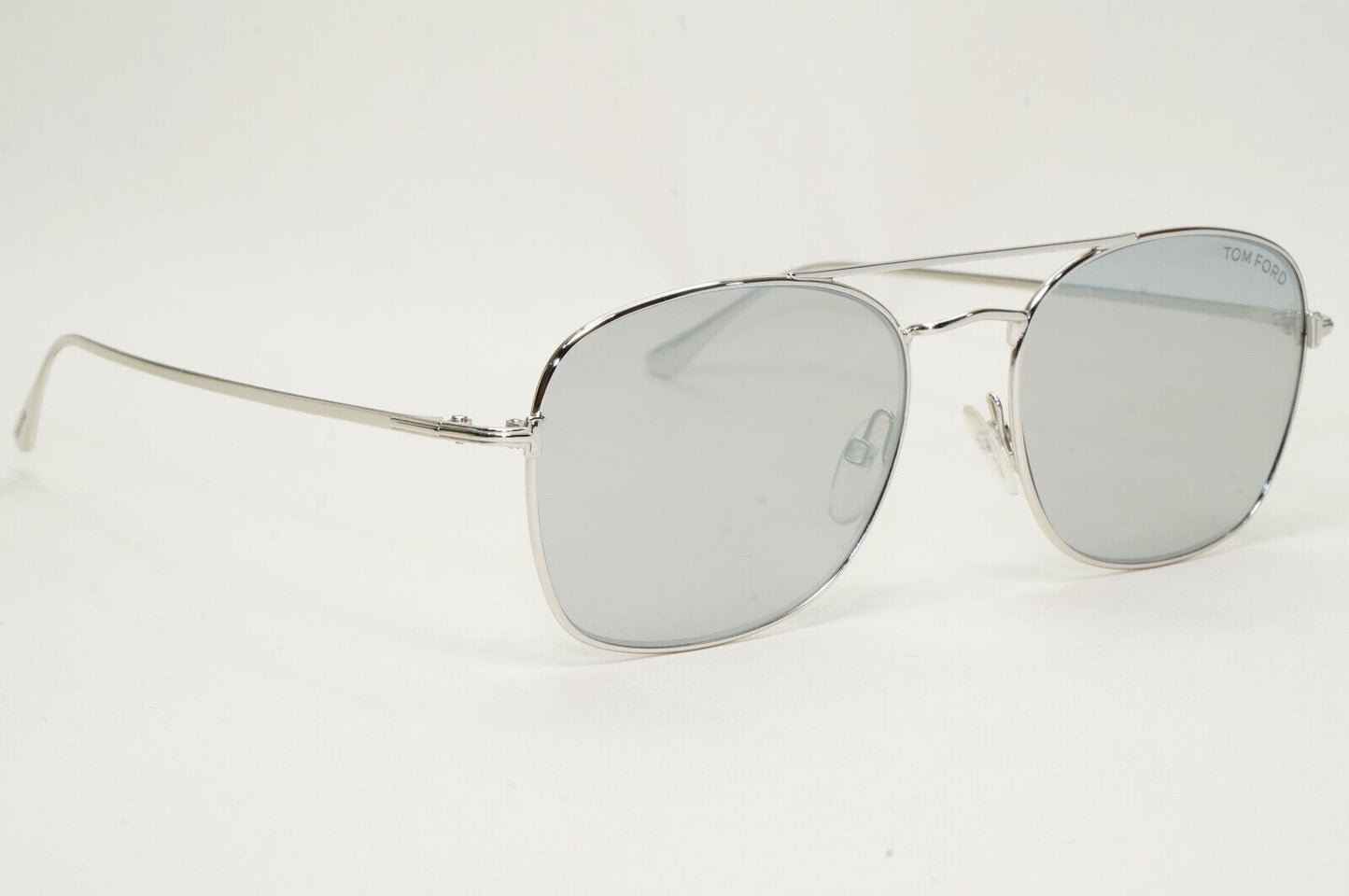 Tom Ford Sunglasses Luca-02 Silver Mirror Rhodium Metal FT0650 TF 650 18C 55mm