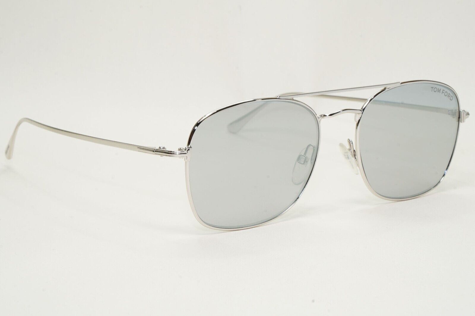 Tom Ford Sunglasses Luca-02 Silver Mirror Rhodium Metal FT0650 TF 650 18C 55mm