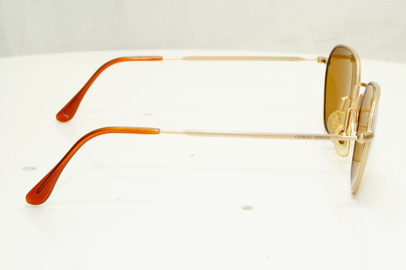 Authentic Giorgio Armani 1997 Vintage Sunglasses Metal Gold Mens Womens 619 703