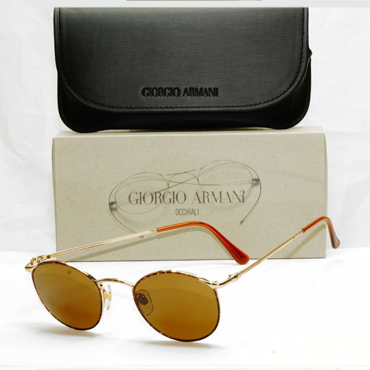 Authentic Giorgio Armani 1997 Vintage Sunglasses Gold Brown Mens Womens 132 759