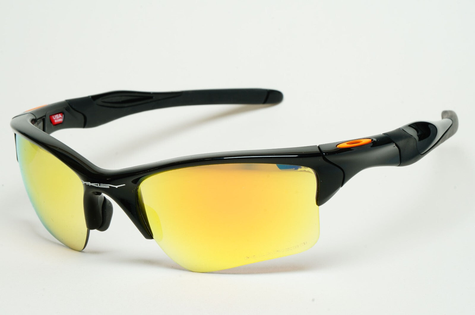 Oakley Sunglasses Half Jacket 2.0 XL Black Fire Iridium Polarized OO 9154 16
