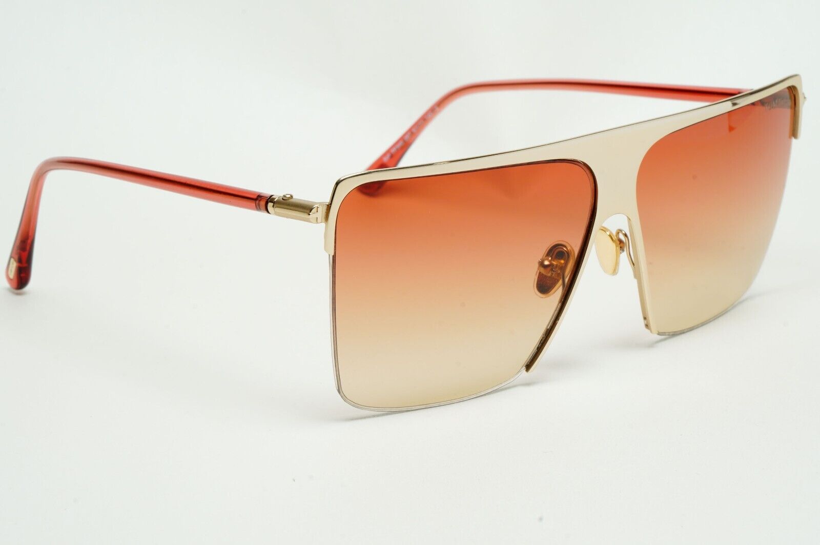 Tom Ford Sunglasses Sofi Gold Brown Gradient Square FT0840 TF 840 28T 61mm