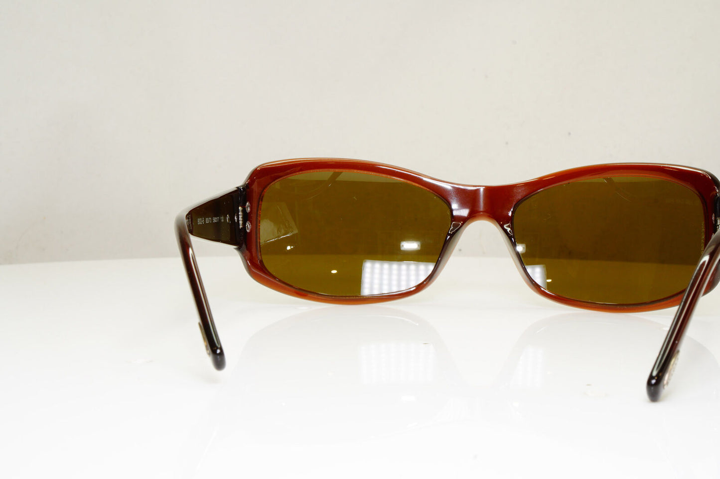 Authentic BVLGARI Mens Womens Sunglasses Brown CRYSTAL 8003 825/73 29225