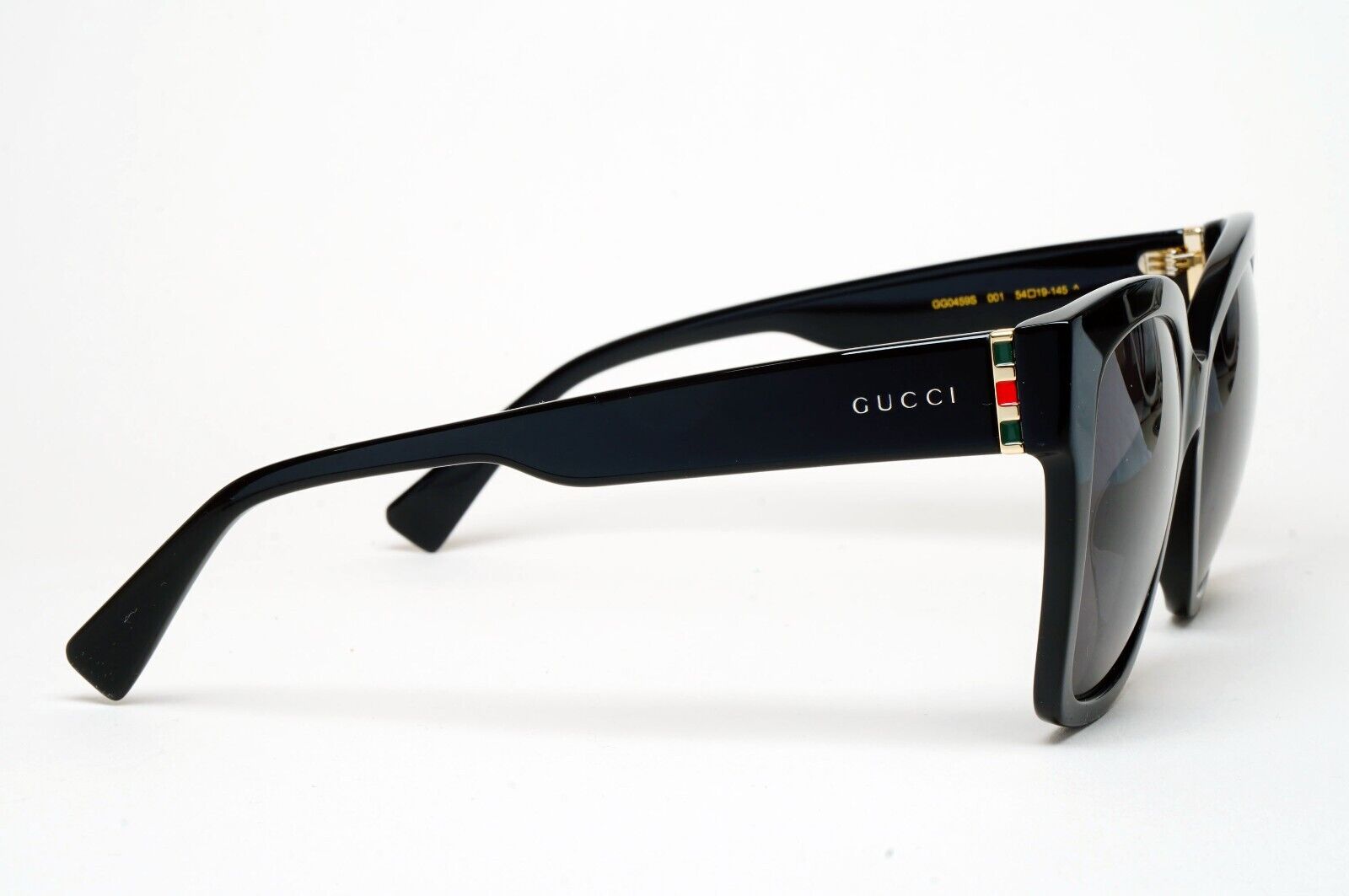 Gucci Sunglasses 2019 Black Square Glossy Large GG0459S 001 54mm 280125
