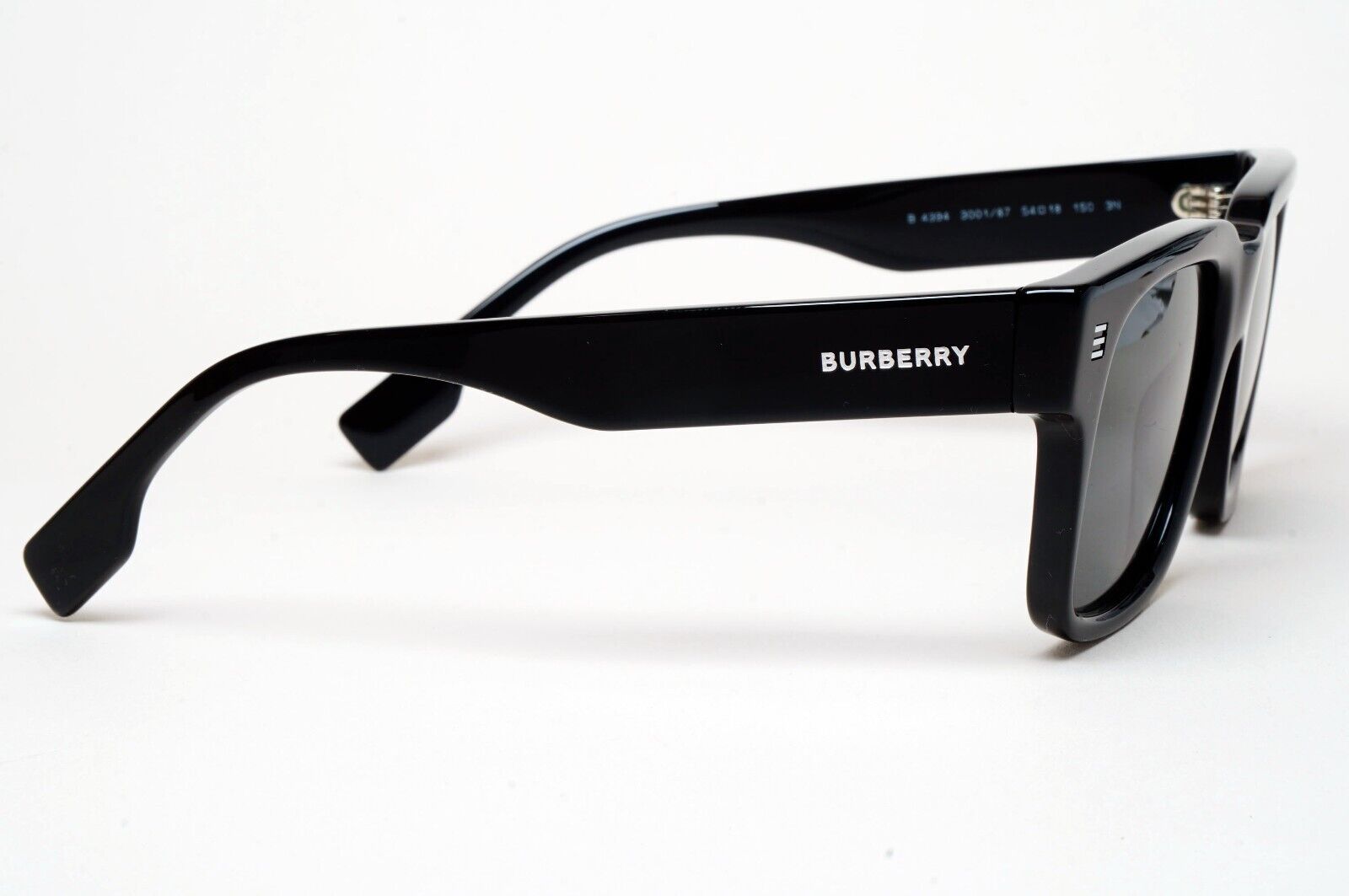 Burberry Sunglasses Hayden Black Square Dark Grey BE 4394 3001/87 54mm
