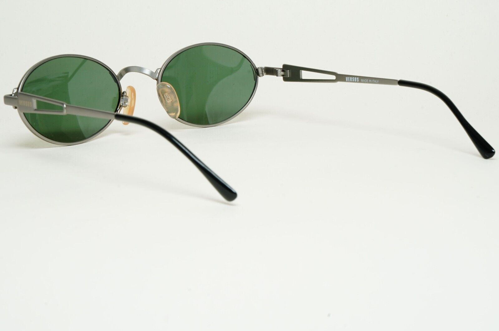 Versus Sunglasses 1996 by Gianni Versace Vintage Silver Green MOD R11 COL 27M