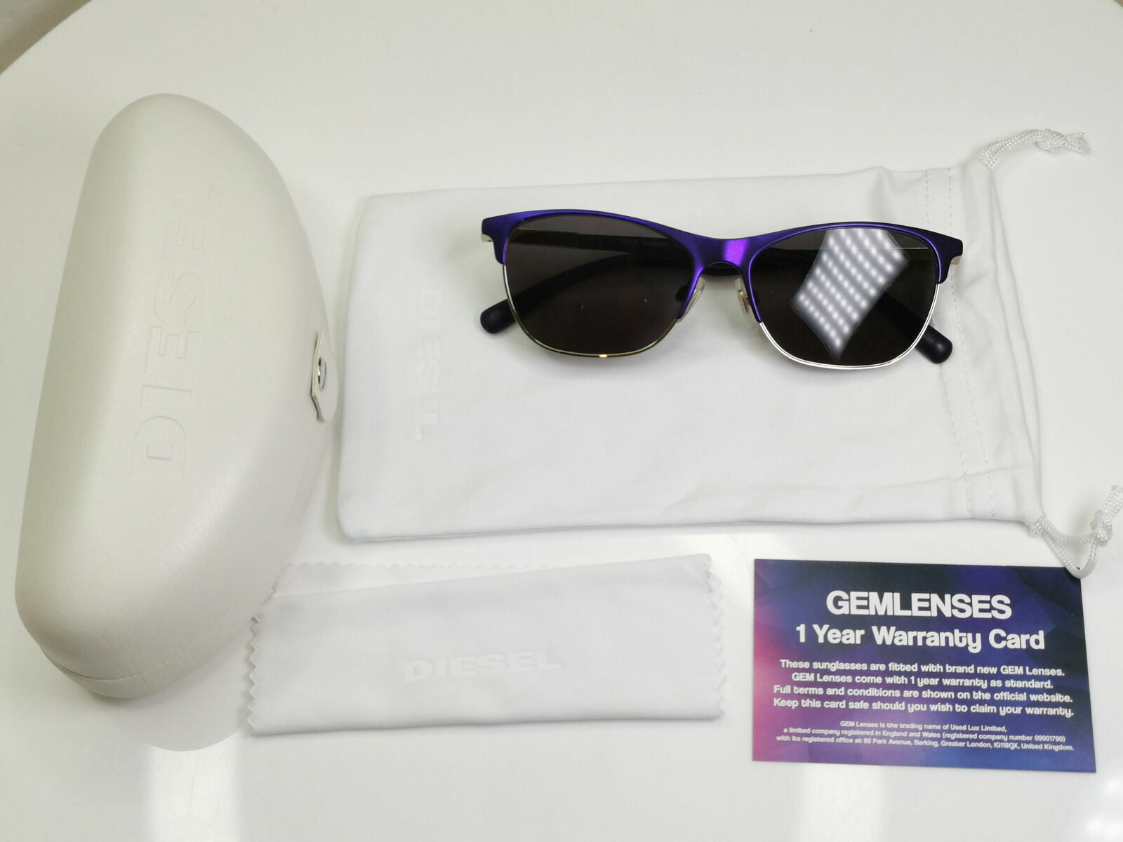 Dolce & Gabbana Gold Violet Purple Rectangle Metal Sunglasses DG 1246 1222 30197