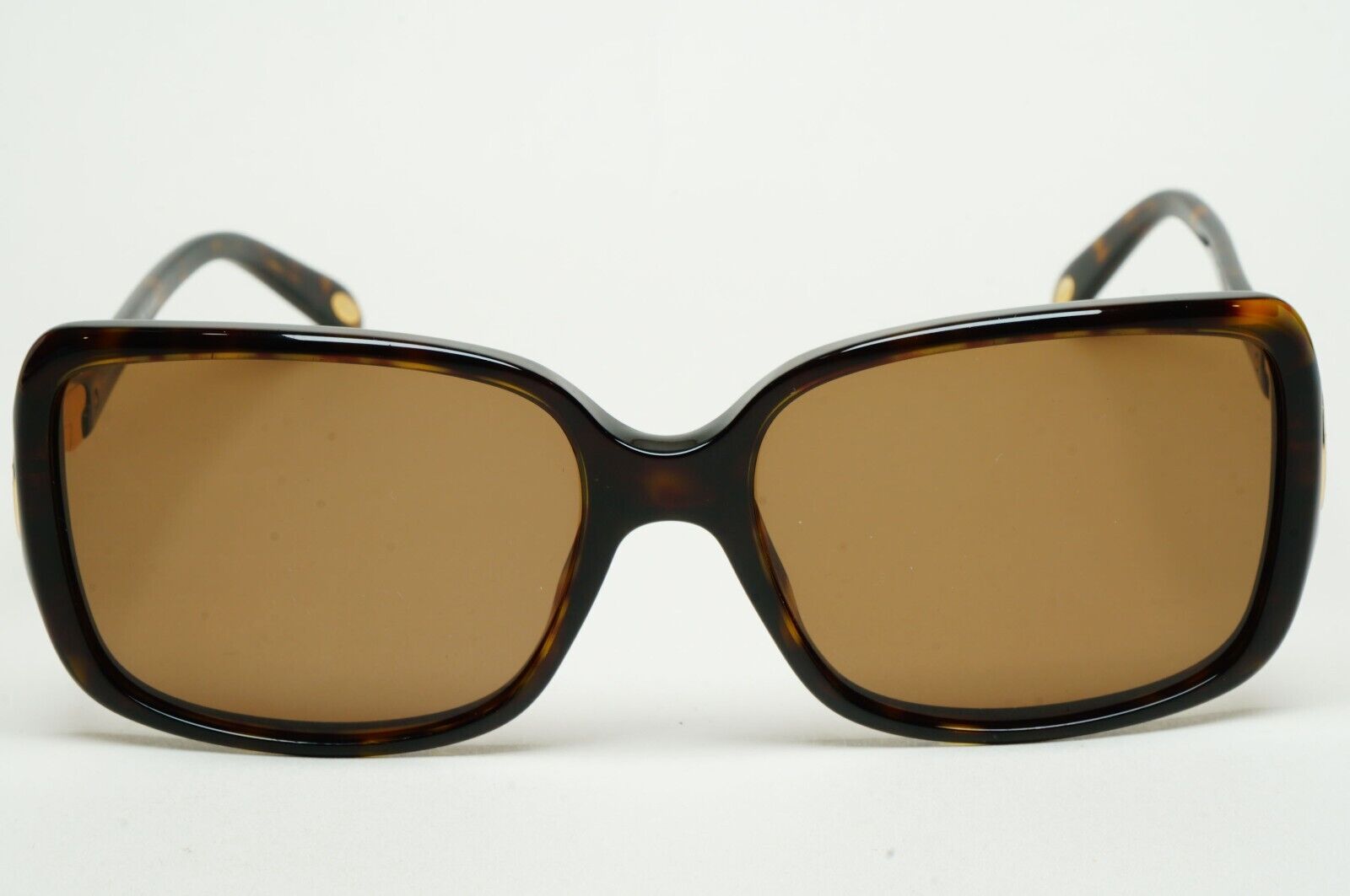 Tiffany & Co Sunglasses Keys Gold Crystal Square Brown TF 4043-B 8015/T5 180125