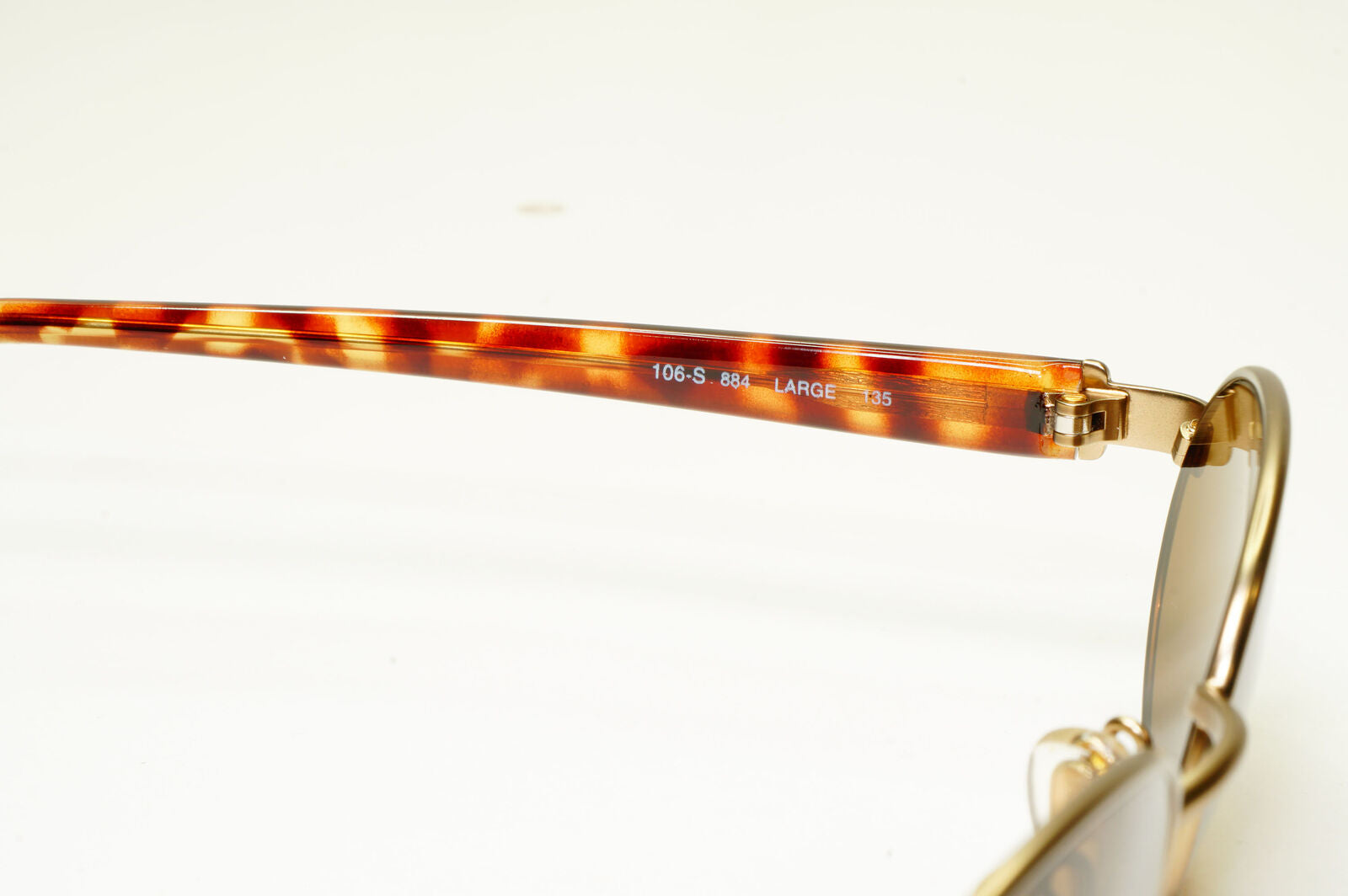 Emporio Armani 1997 Vintage Sunglasses Mens Womens Oval Bronze Metal 106-S 884