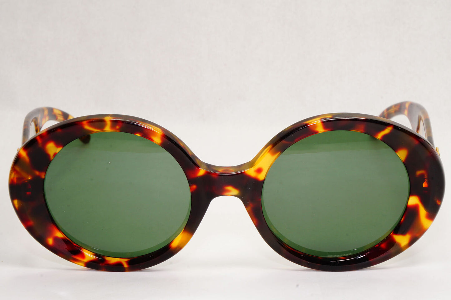 Gucci Sunglasses 2005 Vintage Round Brown Green Tortoise GG 2410/S 02Y 140124
