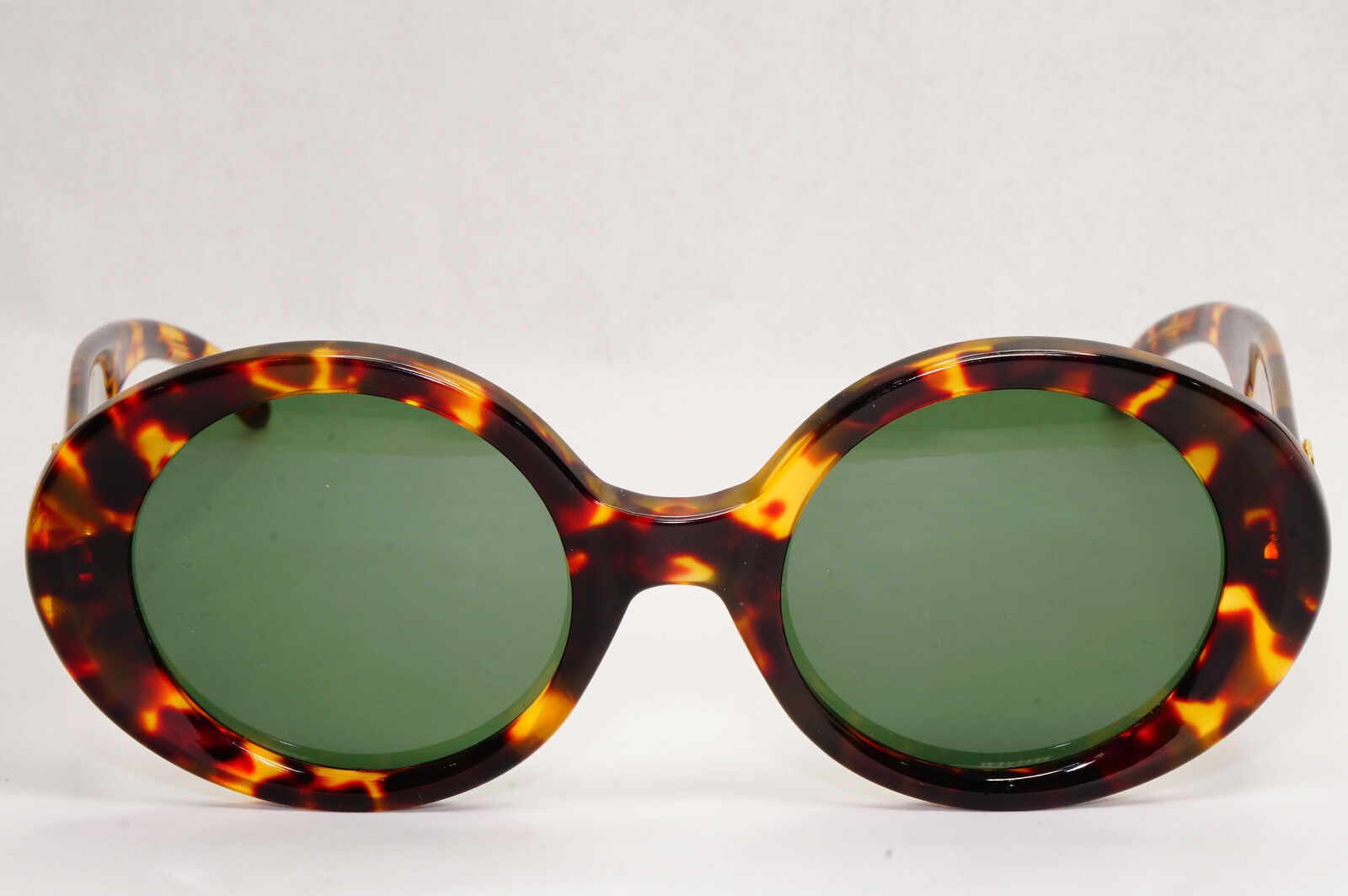 Gucci Sunglasses 2005 Vintage Round Brown Green Tortoise GG 2410/S 02Y 140124