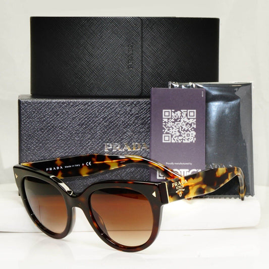 Prada Sunglasses  Brown Tortoise Shell Square Large SPR 17O Swing 2AU-6S1 [A]