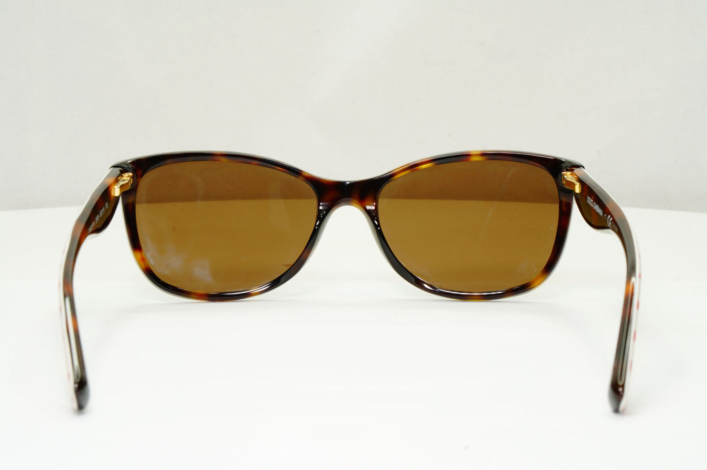 Dolce & Gabbana Polka Dot Sunglasses Brown Red White DG 3174 2878 250123
