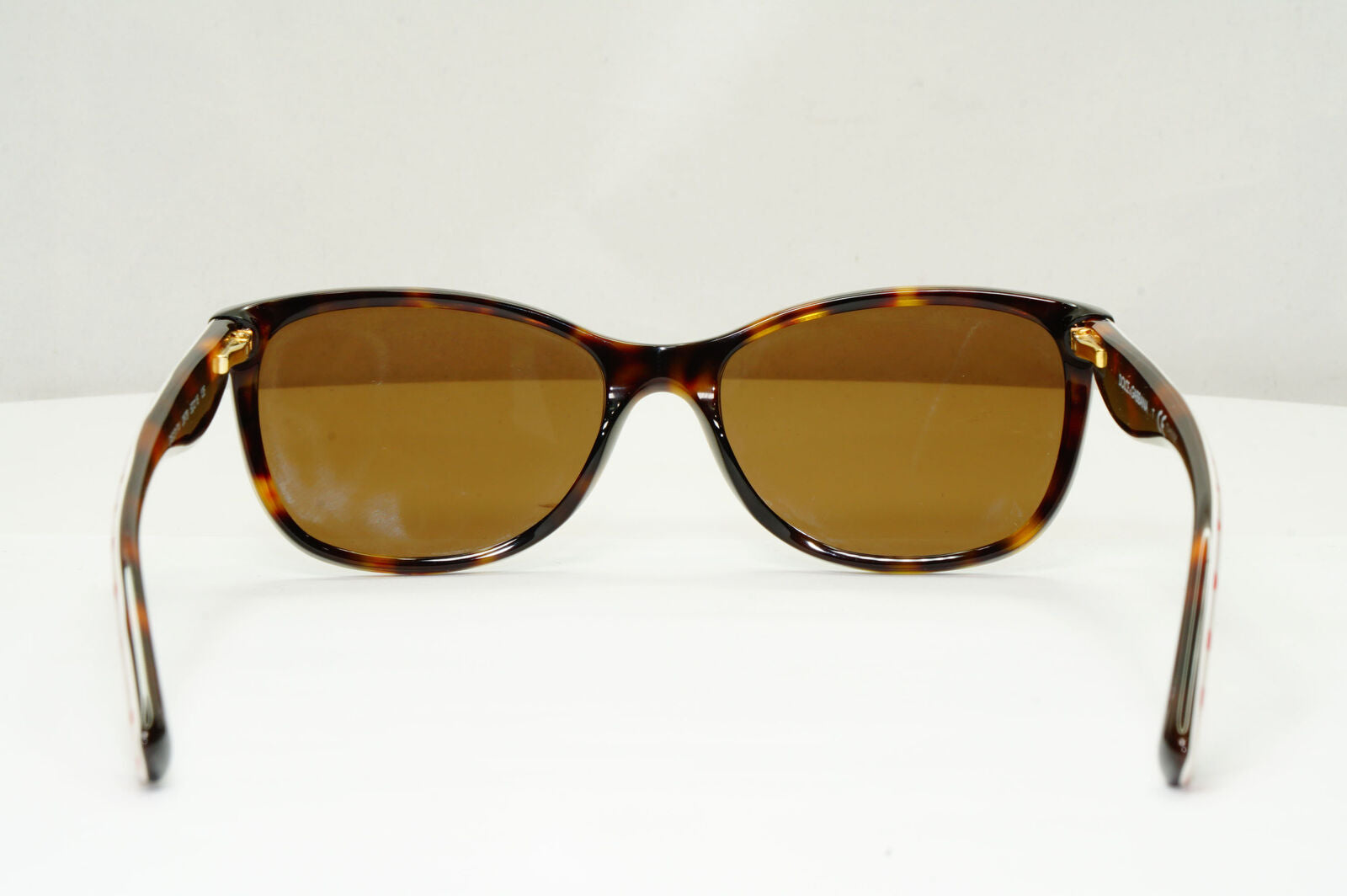Dolce & Gabbana Polka Dot Sunglasses Brown Red White DG 3174 2878 250123
