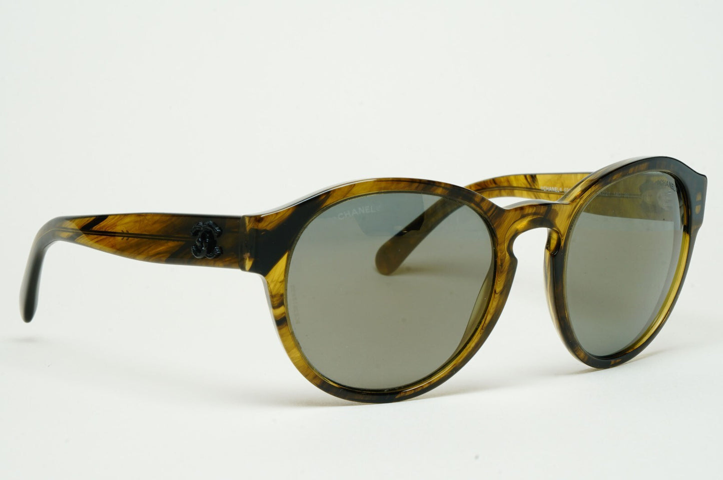 Chanel Sunglasses Olive Marble Green Brown 5359 c.1568/Y9 54mm 100325