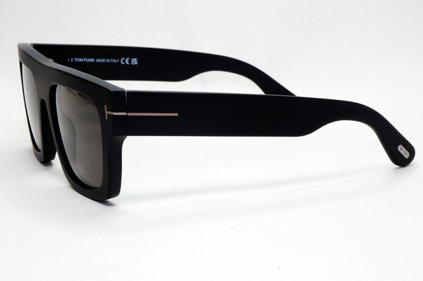 Tom Ford Sunglasses Fausto Black Square Grey Heavy Thick TF 711-N FT0711-N 02A