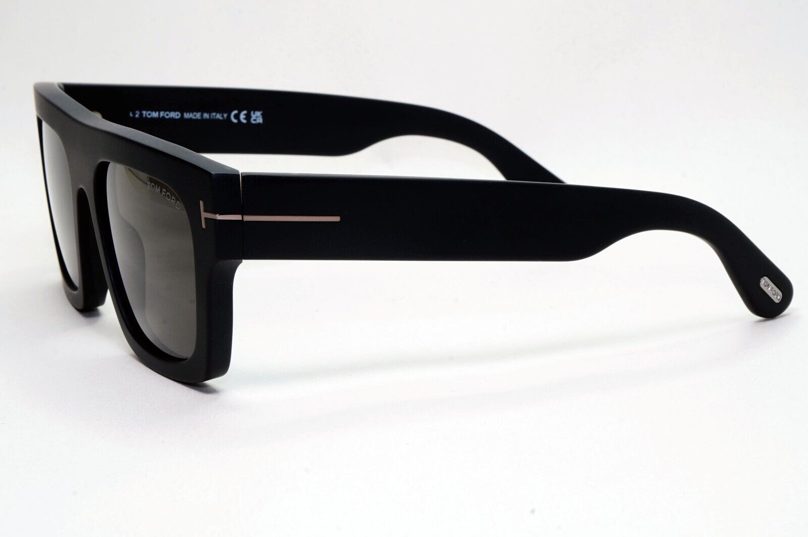Tom Ford Sunglasses Fausto Black Square Grey Heavy Thick TF 711-N FT0711-N 02A