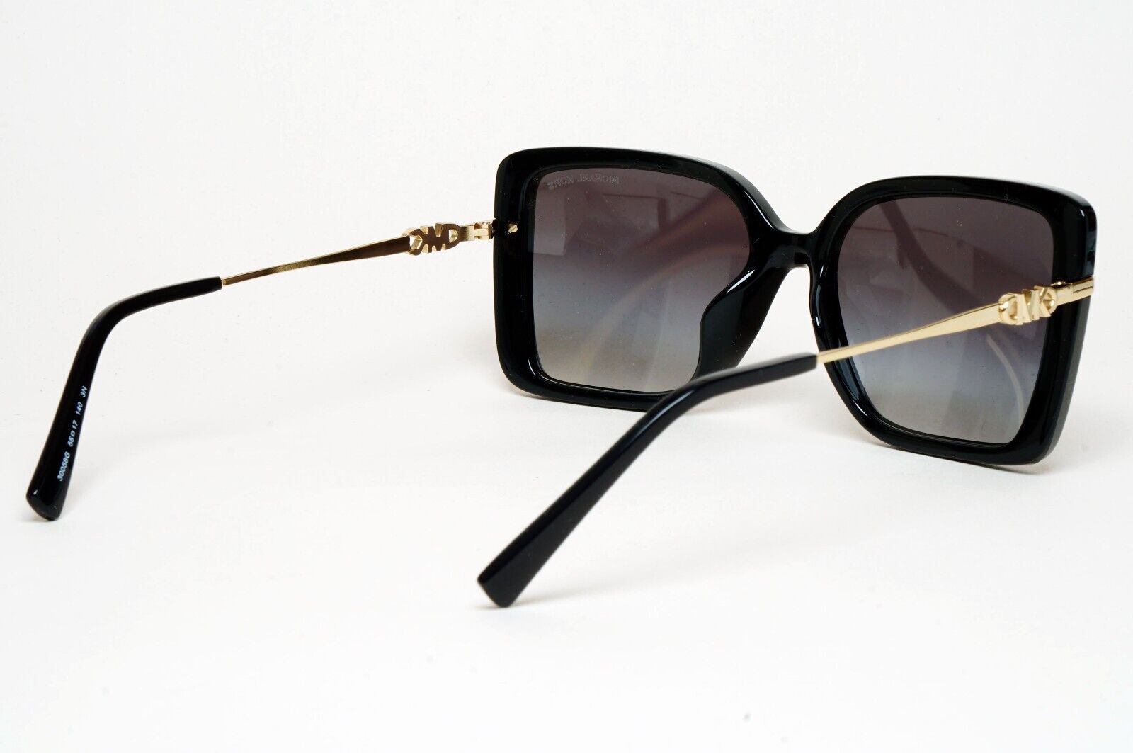 Michael Kors Sunglasses Black Gold Square Grey MK 2174U Castellina 3005/8G