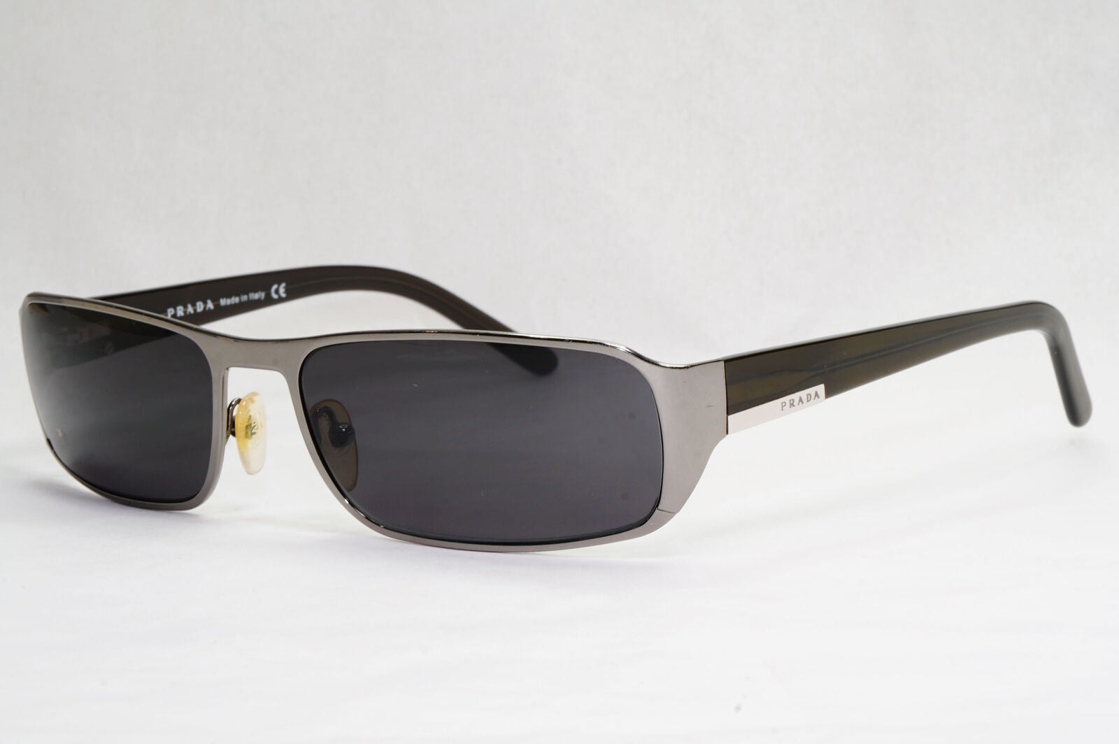 Prada Sunglasses 2006 Vintage Gunmetal Brown Olive PR52FS SPR 52F 5AV-4M1 180124