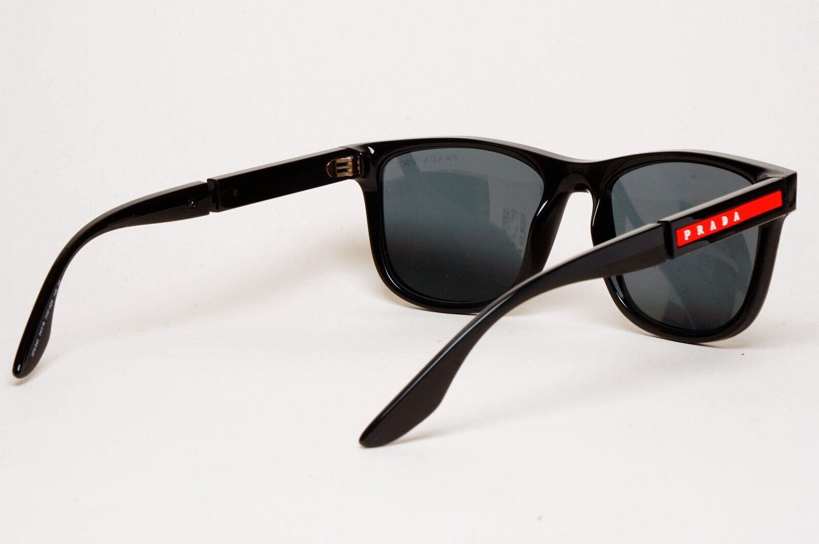 Prada Sunglasses Polarized Black Dark Grey Square PS04XS SPS 04X DG0-02G
