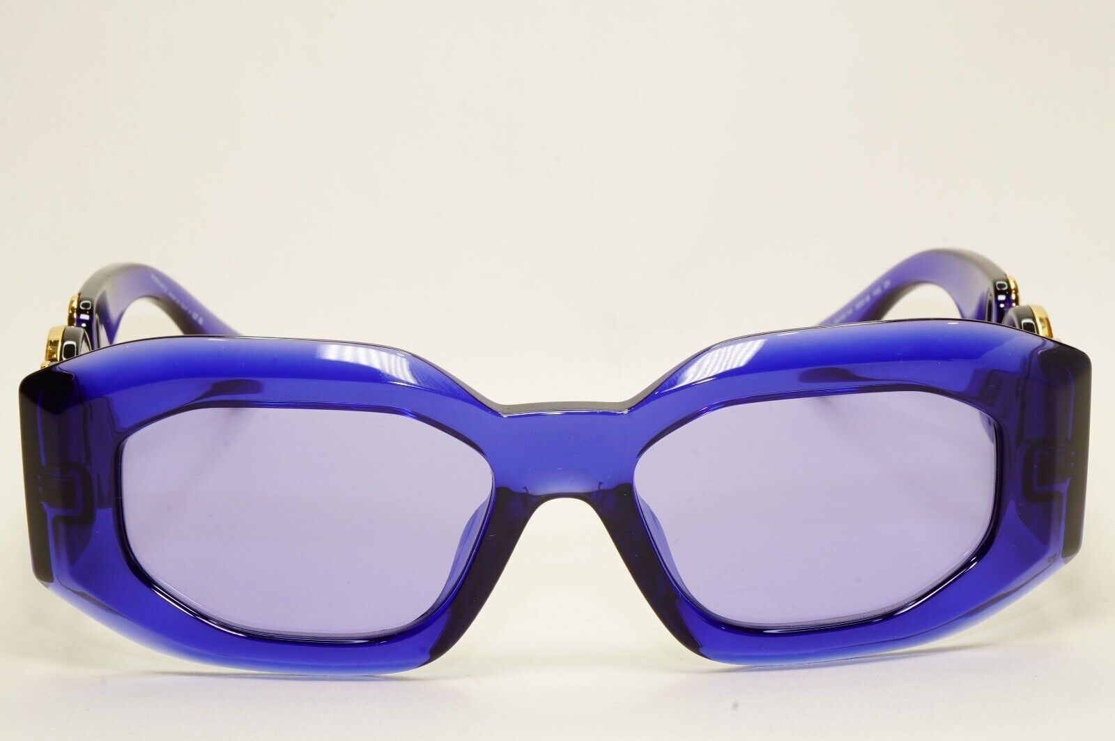 Versace Sunglasses Purple Transparent Biggie Oversized MOD VE 4425U 5419/1A