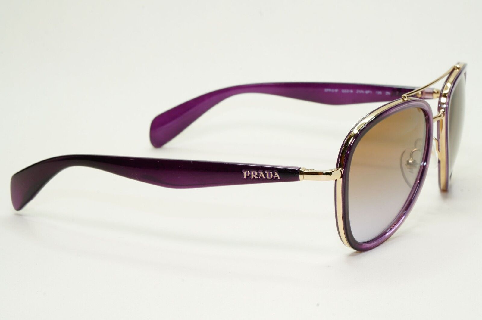 Prada Sunglasses 2012 Vintage Gold Purple Unisex PR51PS SPR 51P ZVN-6P1 050824