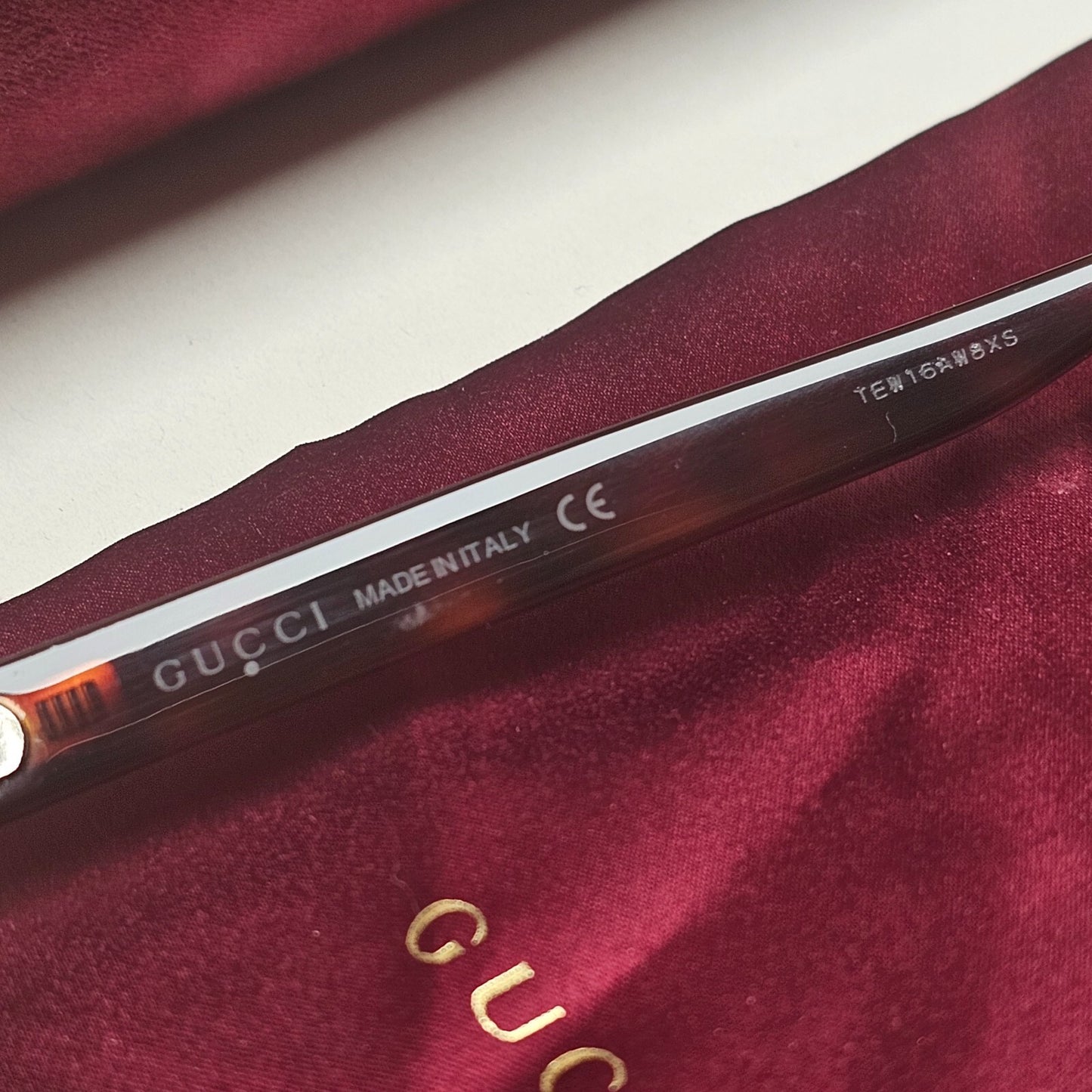 Gucci Sunglasses 2017 Grey Black Brown Red Square GG0006O 008 55mm 100325